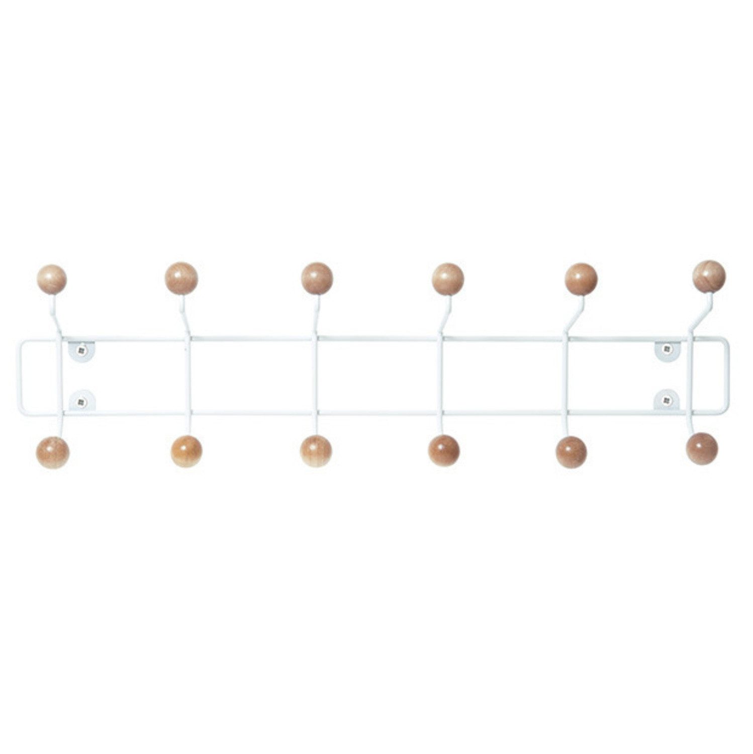 Present Time Garderobenhaken Saturnus Garderobe mit 12 Haken in braun günstig online kaufen