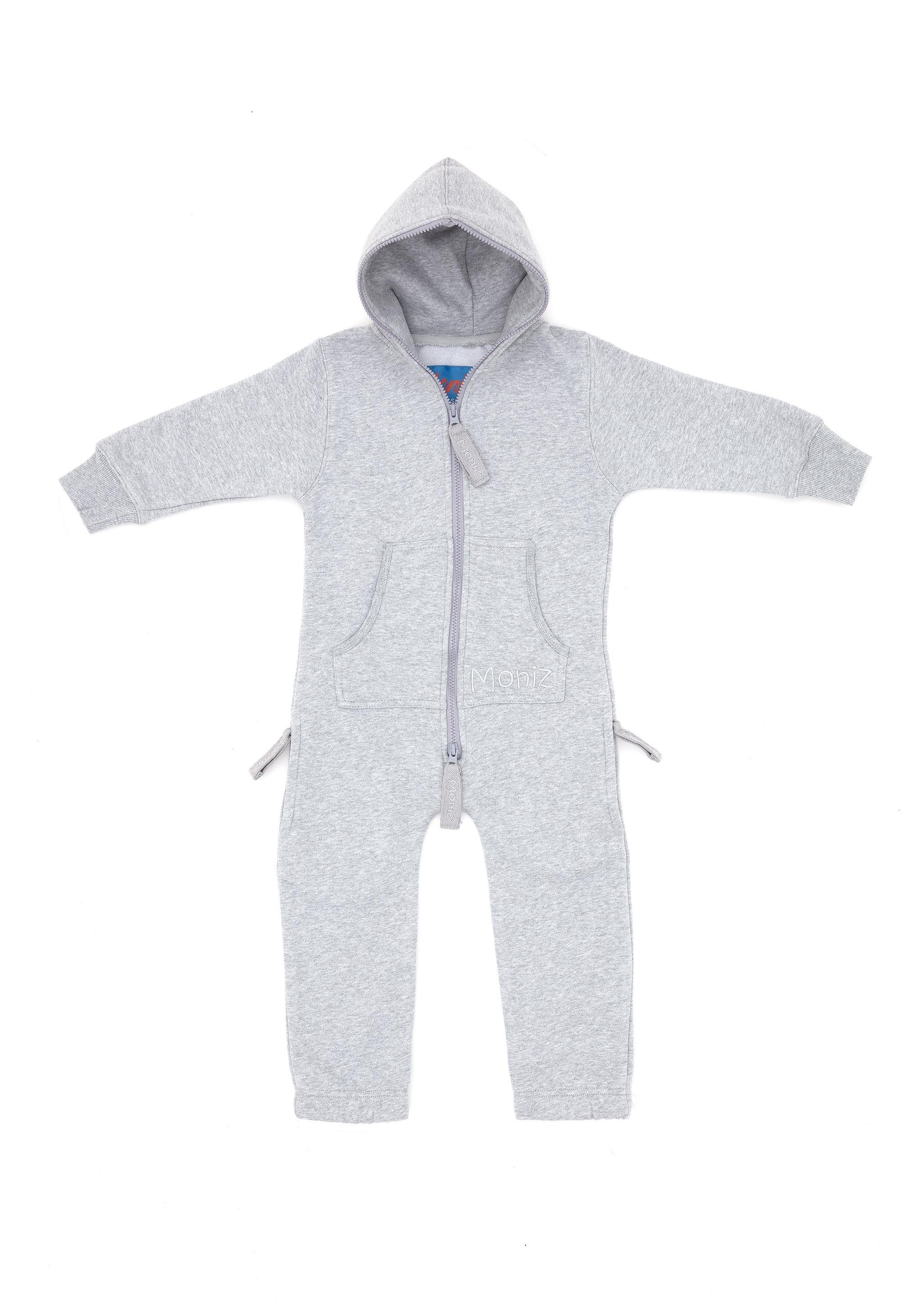 aus Moniz Jumpsuit grau-grau weichem Material kuschelig