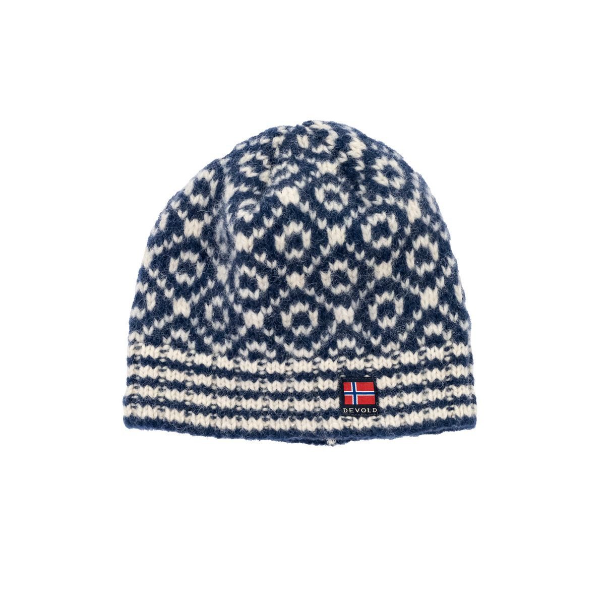 Devold Beanie Svalbard Wool Beanie Warme Strickmütze aus 100 % norwegischer Wolle, die traditionellen