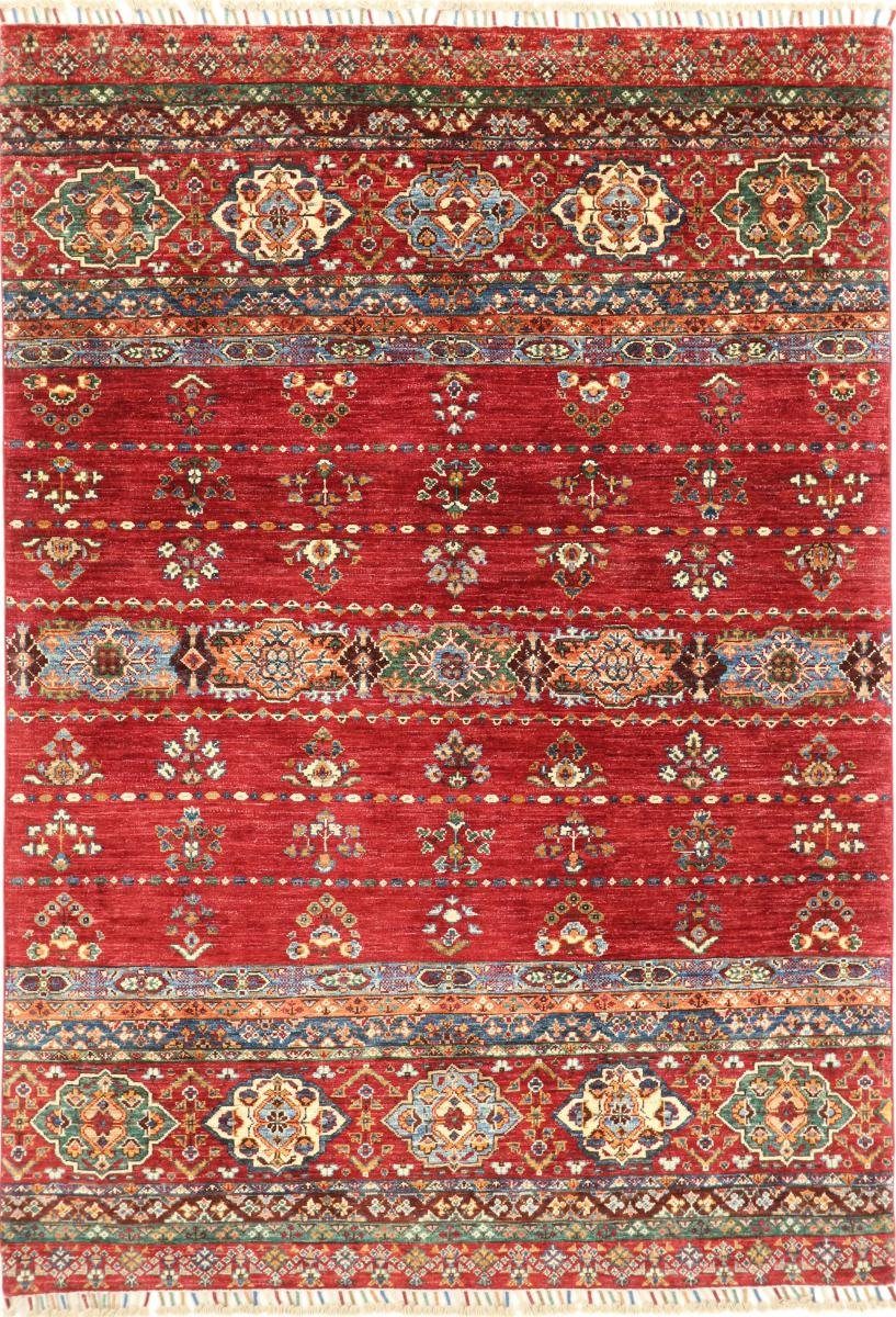 Orientteppich Arijana Shaal 150x212 Handgeknüpfter Orientteppich, Nain Trading, rechteckig, Höhe: 5 mm