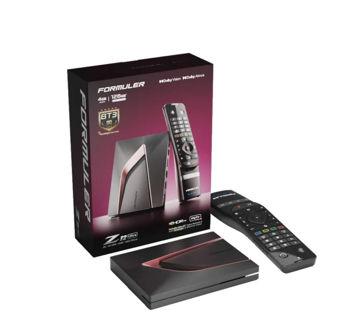 FORMULER Streaming-Box Z12 ULTRA BT3-Edition Android 12 OTT Medien Player 4GB RAM 128GB
