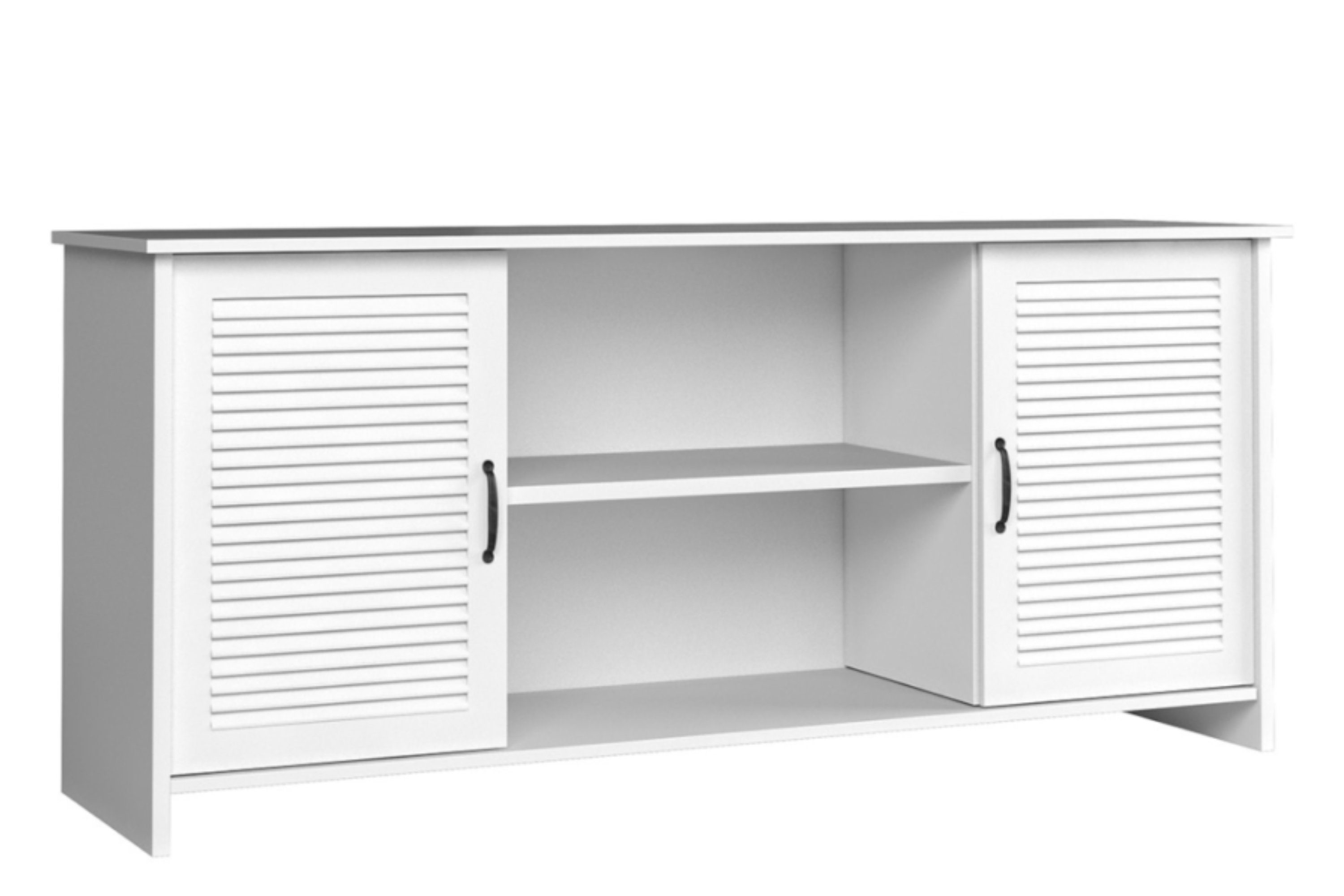 KONSIMO® Lowboard MARIME RTV-Schrank TV-Board Fernsehschrank, mit Türen, maritimer Stil, fräsen