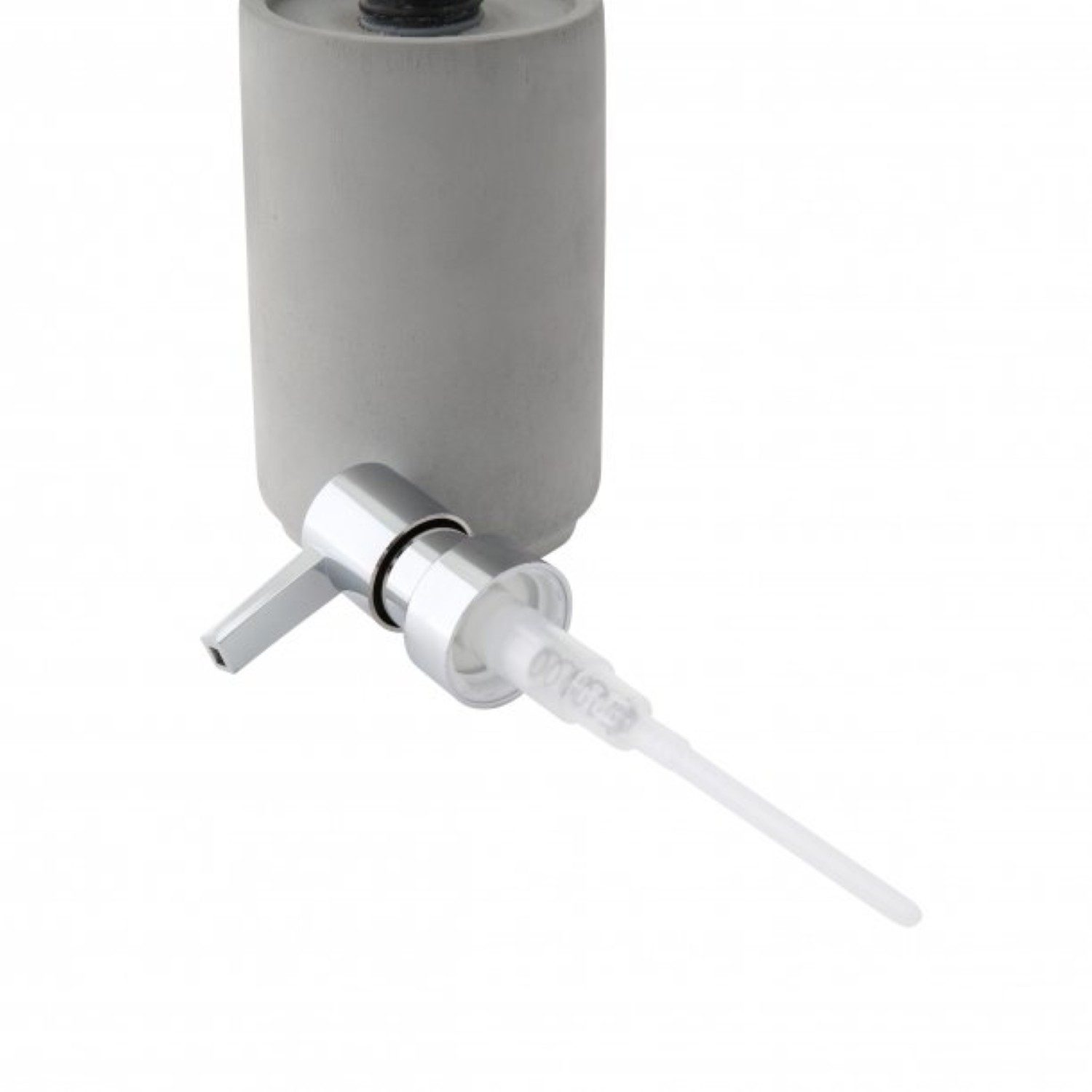 axentia Seifenspender Turin, (1-tlg), aus Beton 300 ml, Pumpdosierer für Bad und Küche