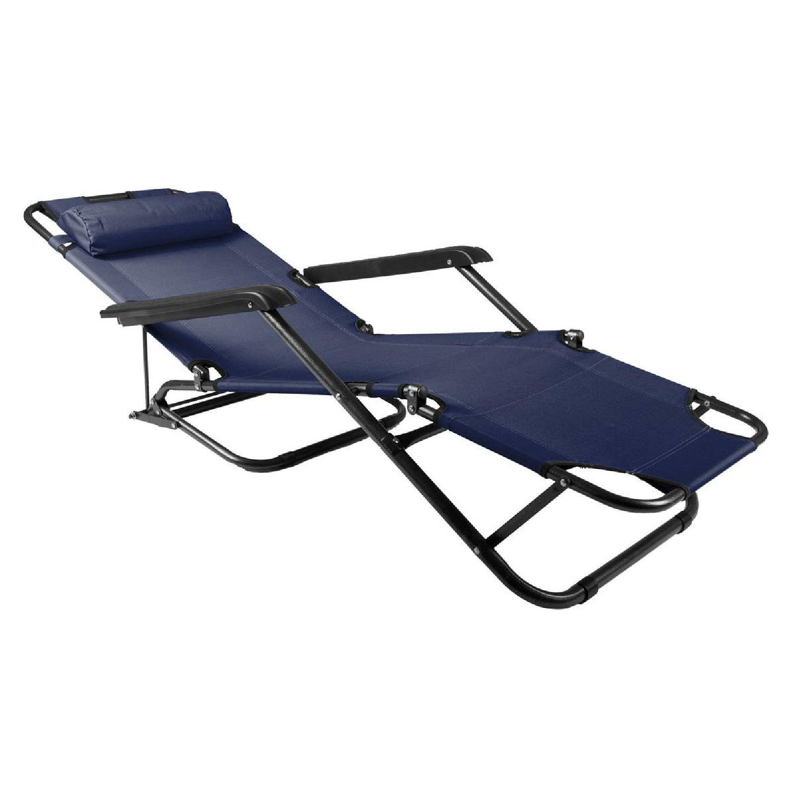 VCM Gartenliege Sonnenliege Relax H. 70 x B. 46 x T. 155 cm, 1