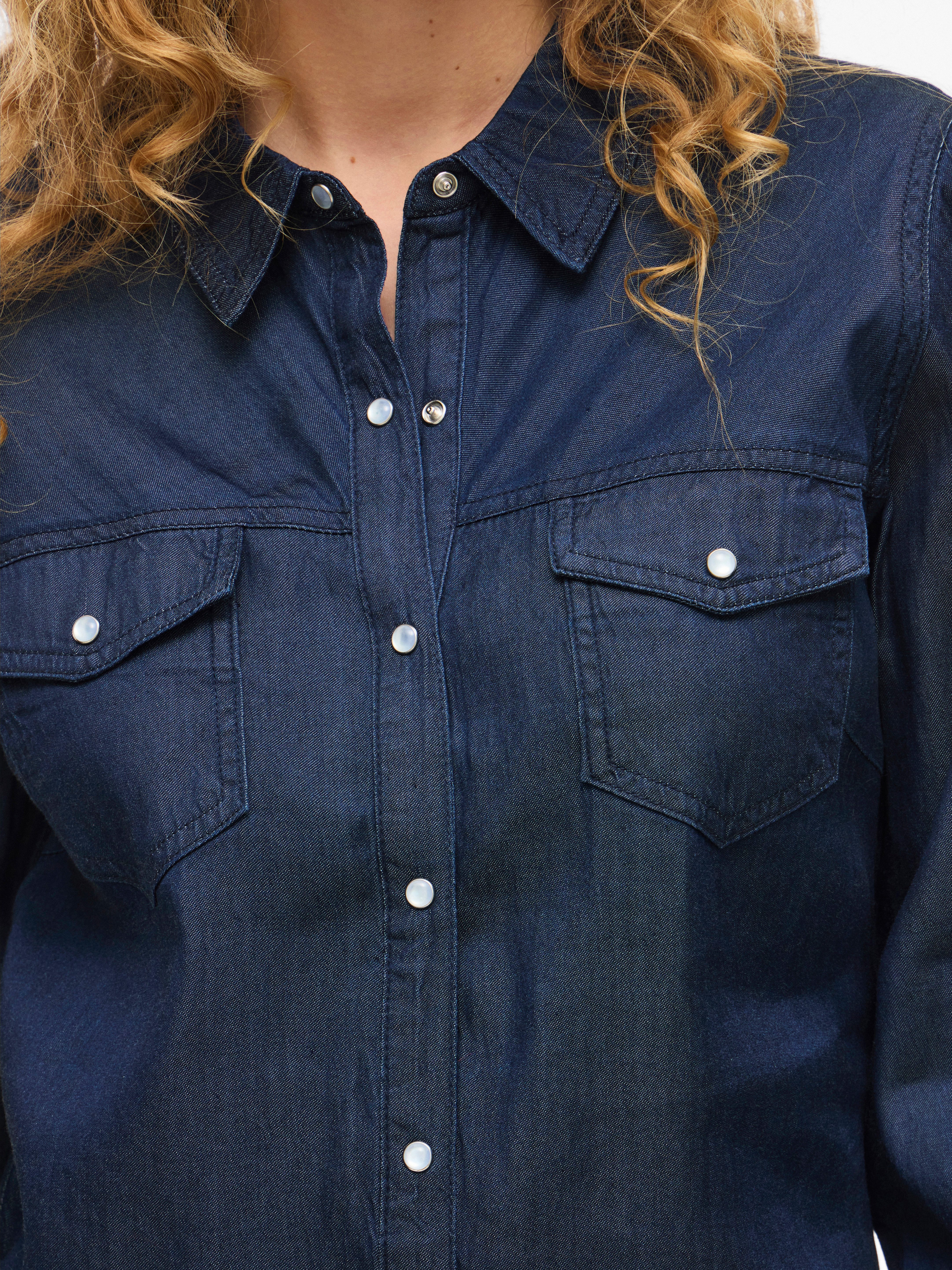 Vila Jeansbluse VIBISTA DENIM SHIRT/SU-NOOS