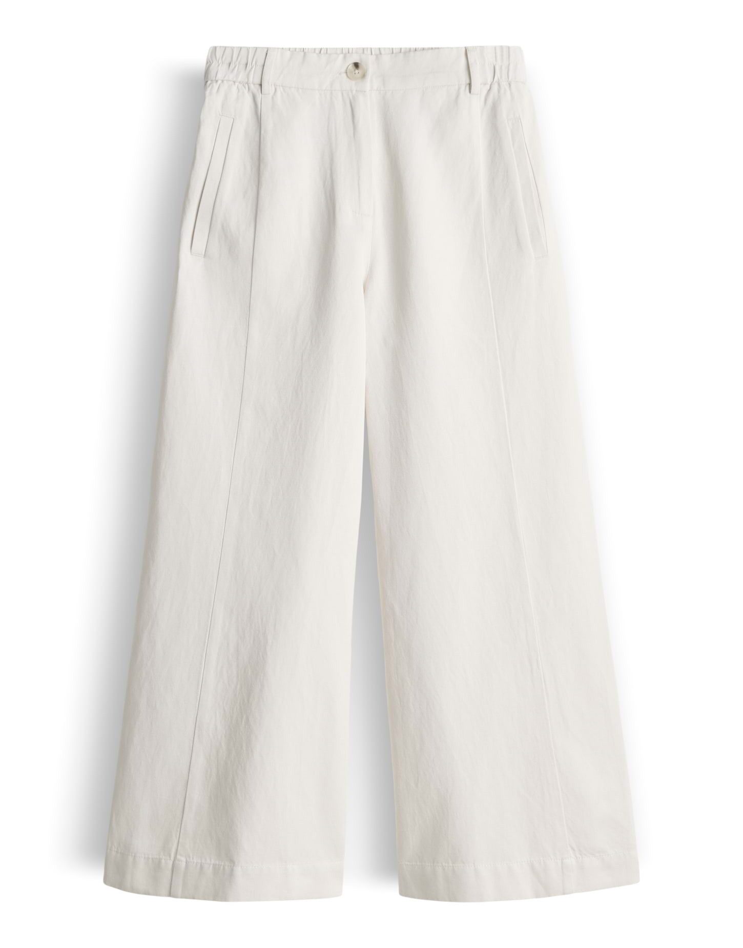 OPUS Culotte MAIGA FLOW aus nachhaltigem Viskose Leinen Mix Paspeltaschen vorne, pflegeleicht, natürlicher Griff, Casual