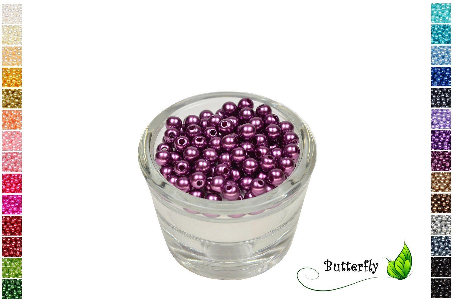 Creativery Ремесленные бусы, 100 Wachsperlen 6mm