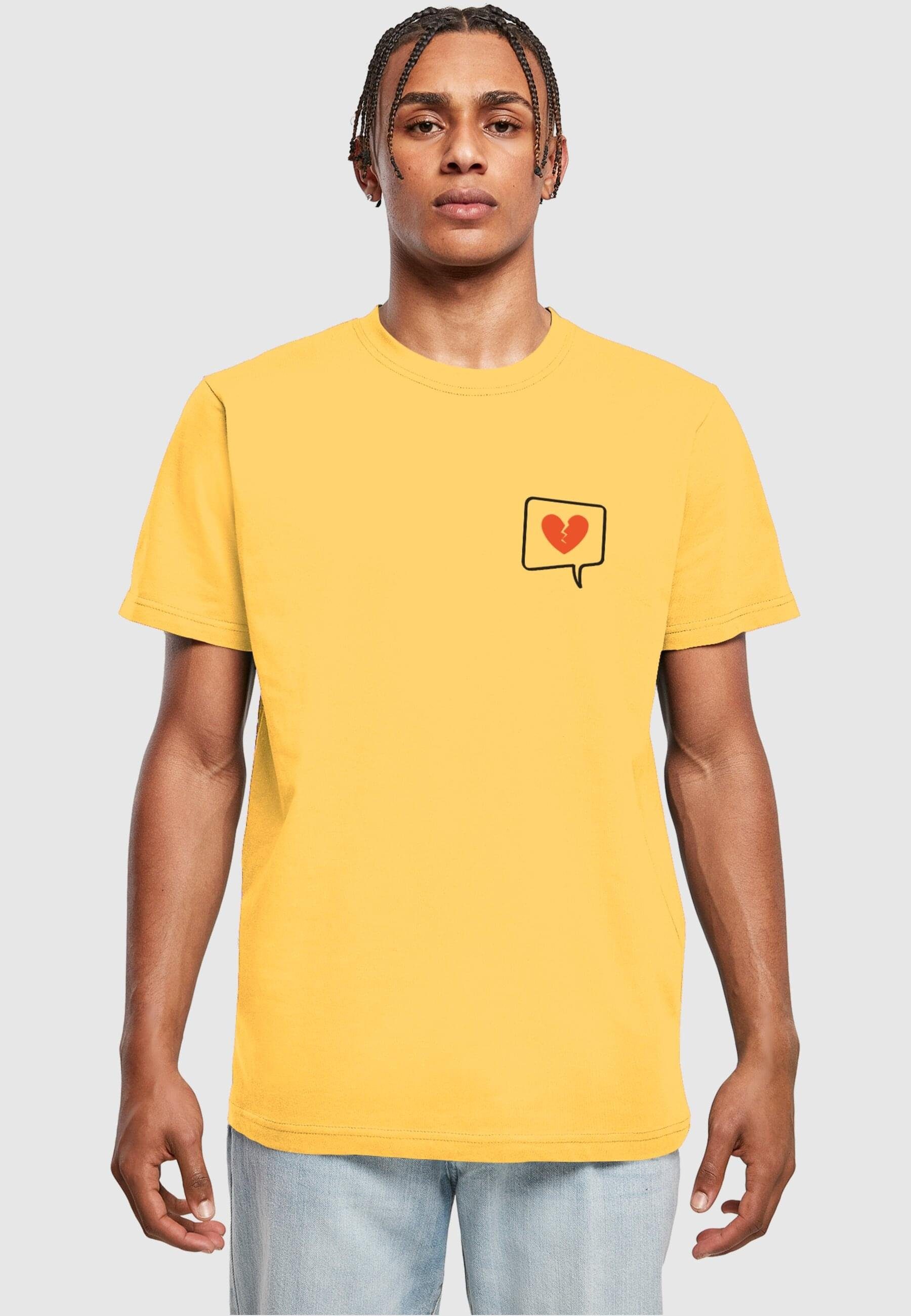 Merchcode taxiyellow Herren (1-tlg) T-Shirt T-Shirt Heartbreak