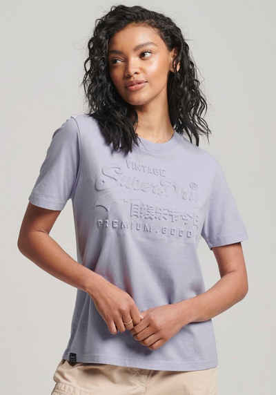 Superdry Rundhalsshirt EMBOSSED VL T SHIRT