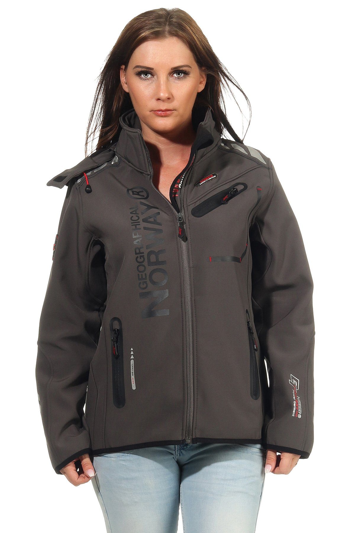 Geographical Norway Softshelljacke Damen Softshell Windbreaker Regen Outdoo günstig online kaufen