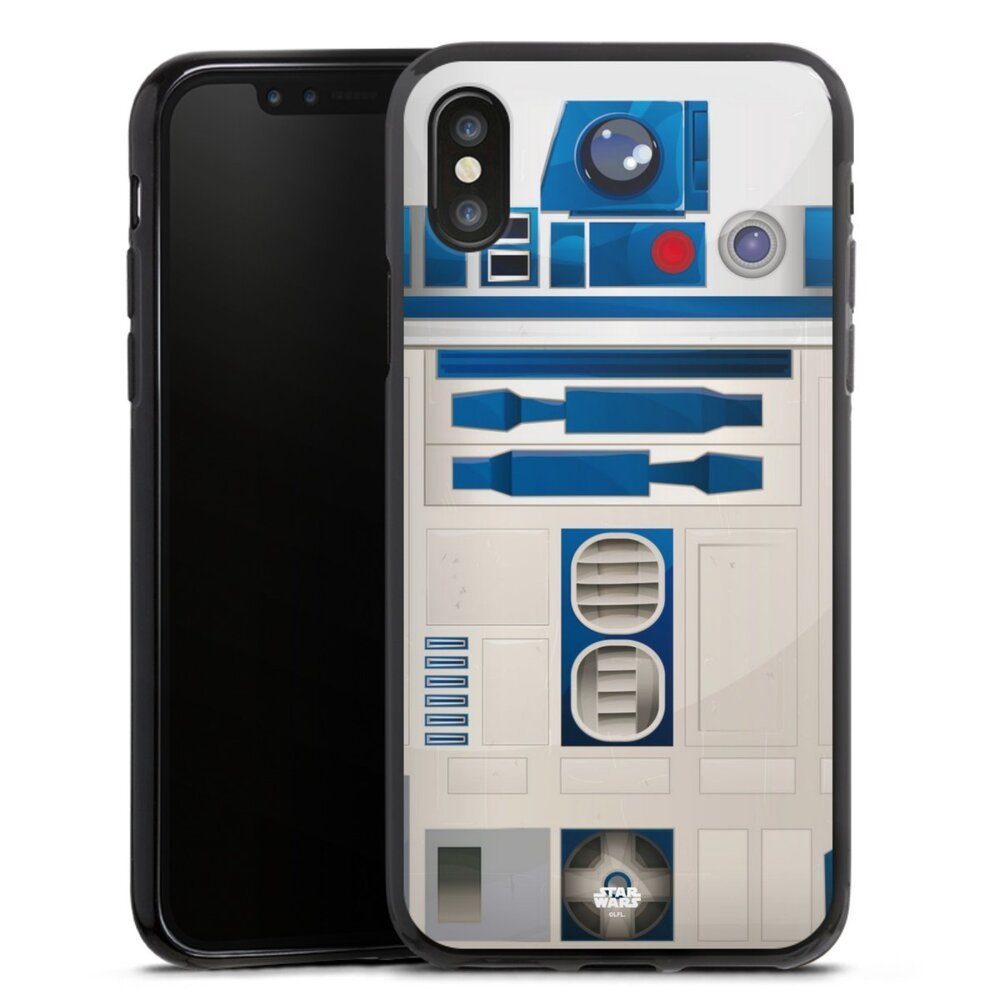 DeinDesign Handyhülle Star Wars R2D2 Fanartikel R2D2 Closeup - Star Wars, Apple iPhone X Silikon Hülle Bumper Case Handy Schutzhülle