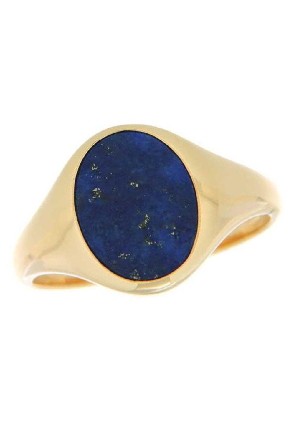 Firetti Goldring Schmuck Geschenk Gold 585 Herrenring Goldring Edelstein Farbstein, mit Lapislazuli