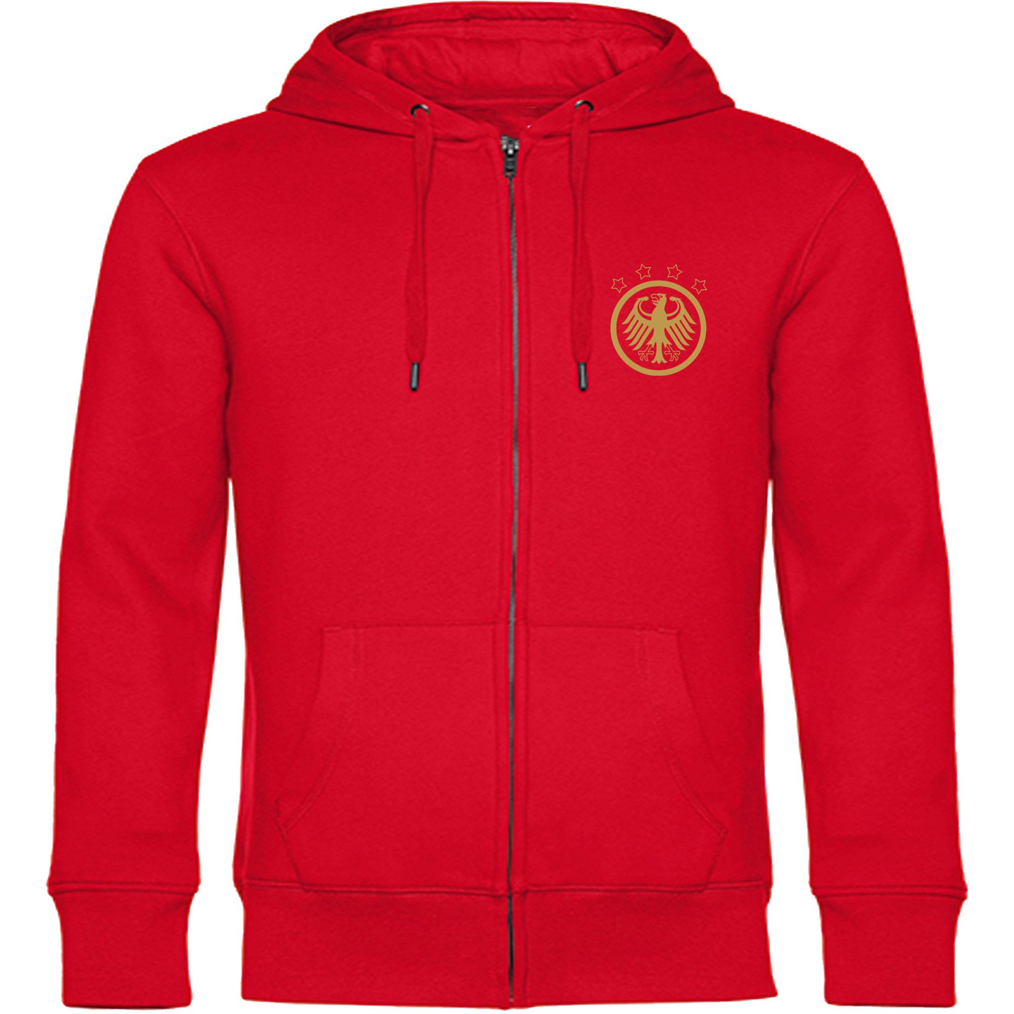 multifanshop Kapuzensweatjacke Deutschland - Adler Retro günstig online kaufen