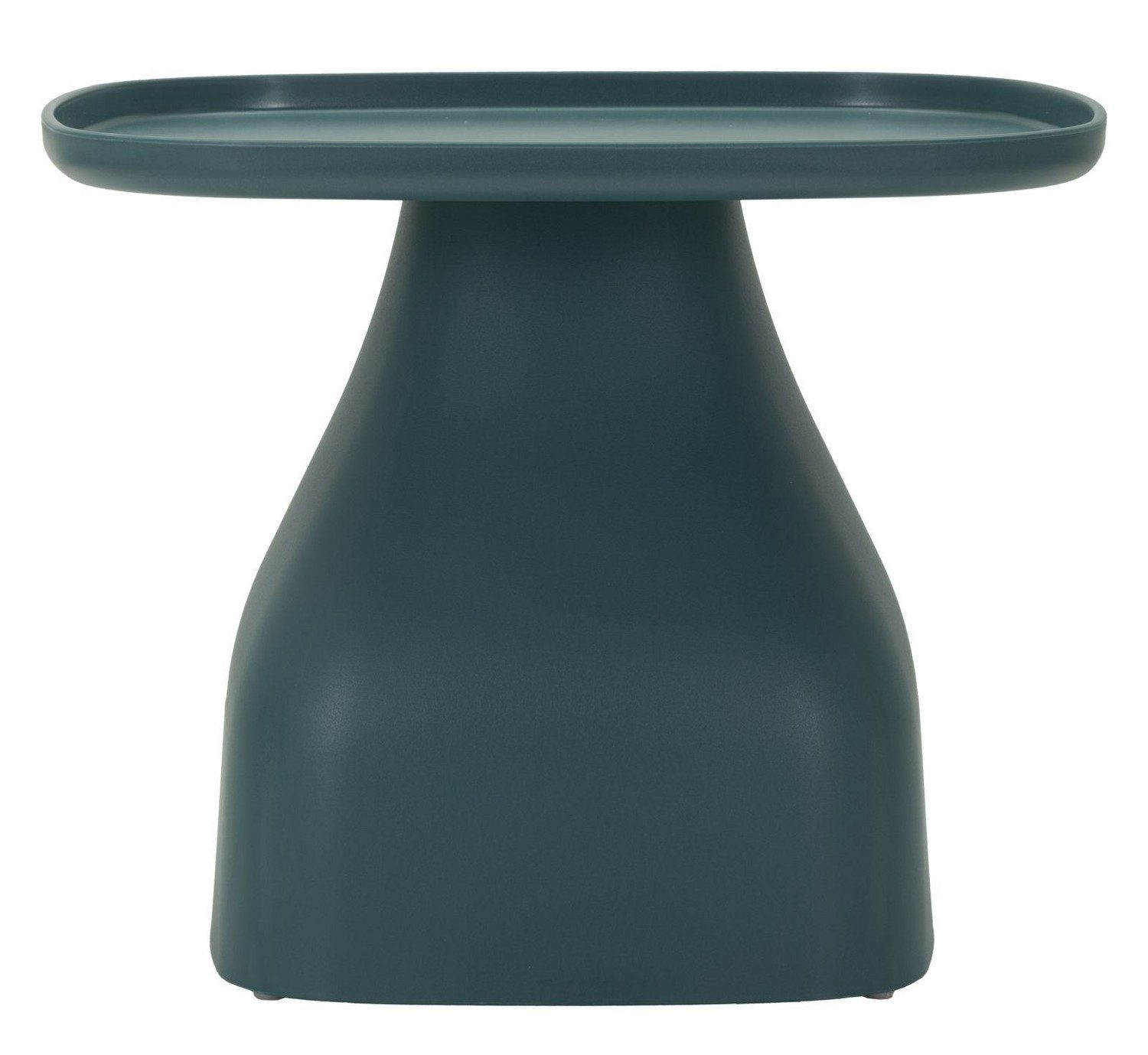 Natur24 Couchtisch Tavolinetto Couchtisch 48 x 48 x 38 cm Plastik Blau