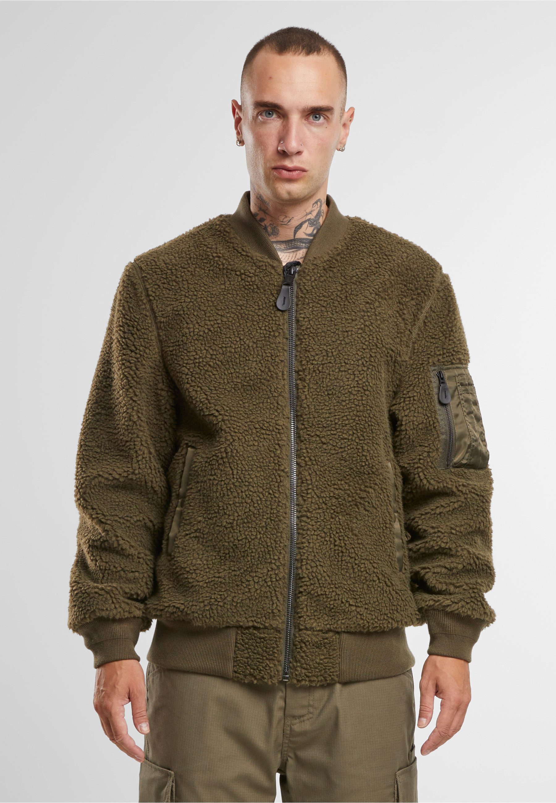Brandit Allwetterjacke Brandit MA1 Sherpa Jacket (1-St)