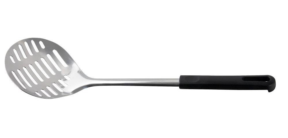 FACKELMANN Seihlöffel Fackelmann Abseihlöffel Black 33 cm