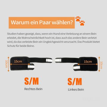 MAGICSHE Knieschutz Hunde-Bandage für die Vorderbeine schützt die Wunden