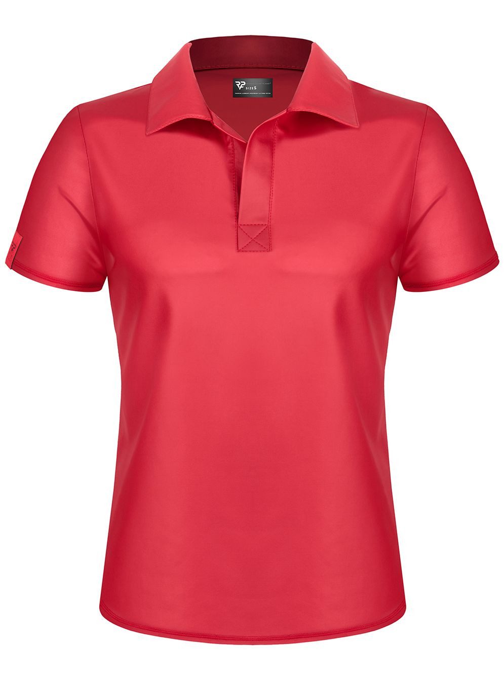 Regnes Fetish Planet T-Shirt Herren T-Shirt Wetlook mit Umlegekragen matt Stehkragen Poloshirt Ärme