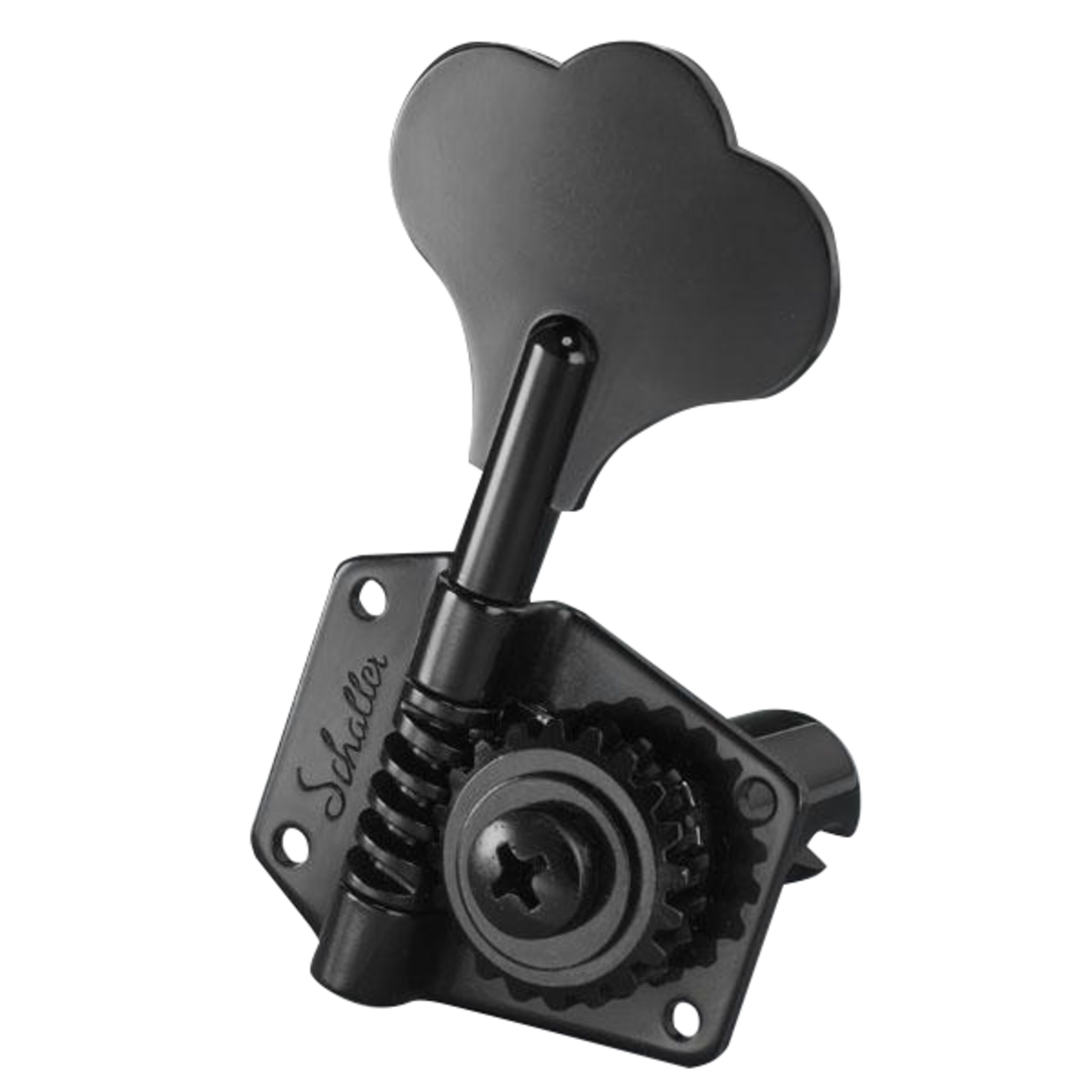 Schaller Gitarrenmechanik-Set, (BM Bass 4L Black, Tuning Parts für Bässe, Bass-Mechaniken), BM Bass 4L Black - Bass-Mechanik