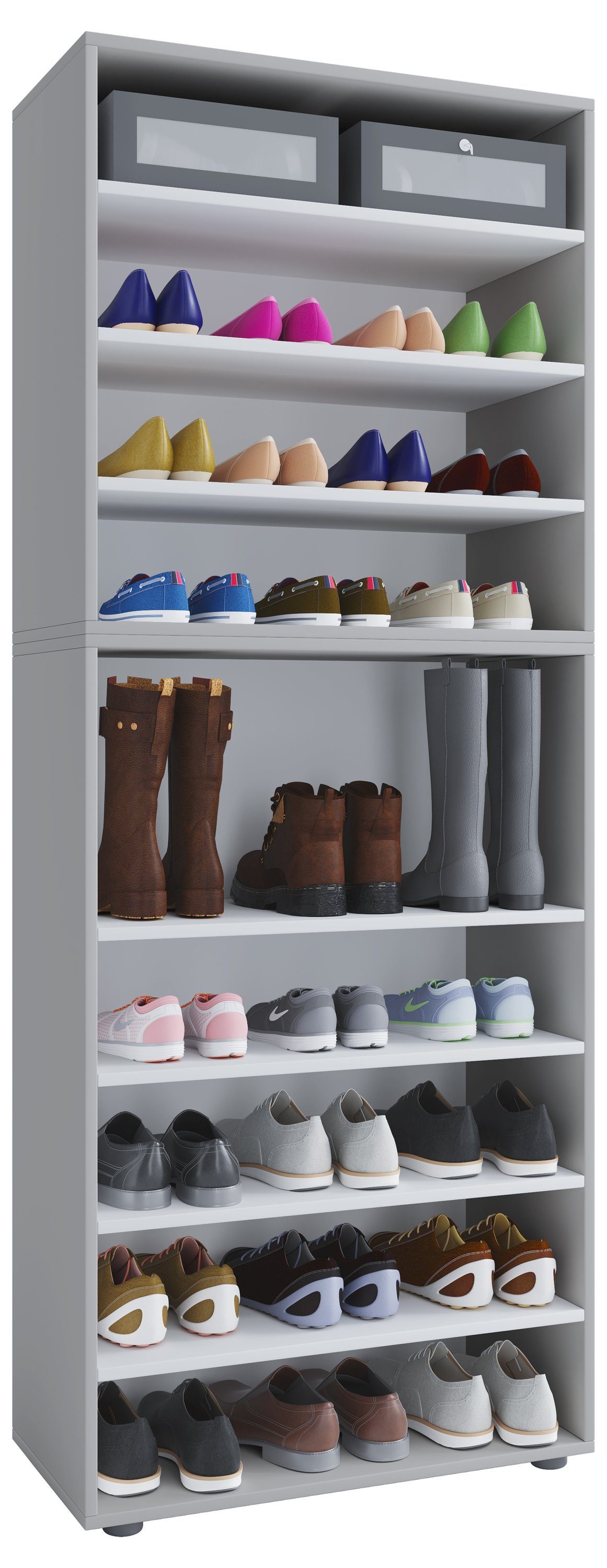 VCM Schuhschrank XXL Holz Großer Schuhschrank günstig online kaufen