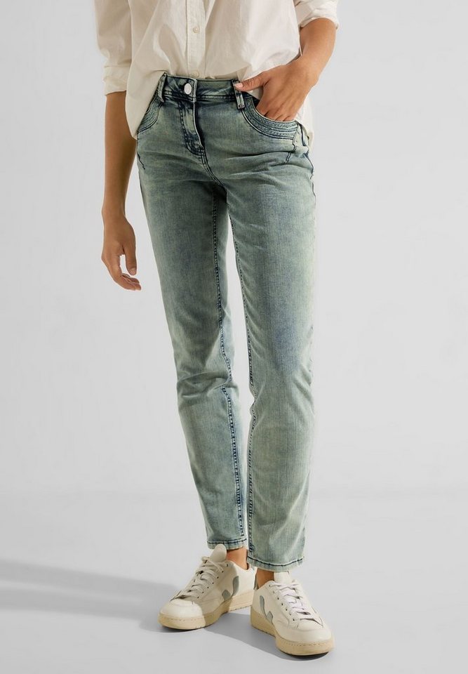 Fit Comfort-fit-Jeans Waist, Casual Middle Jeans Cecil