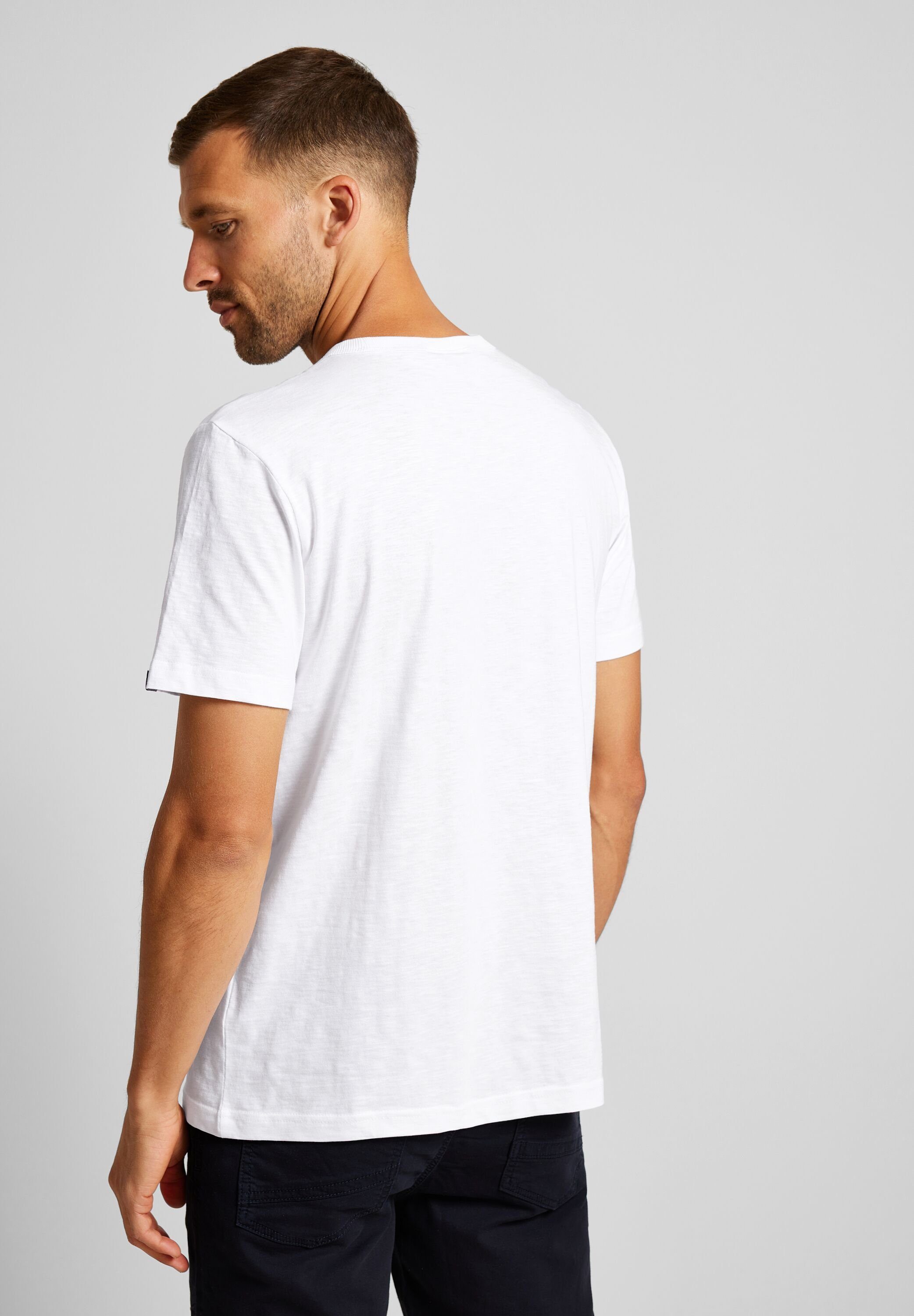 MEN Melange T-Shirt White ONE Optik STREET in