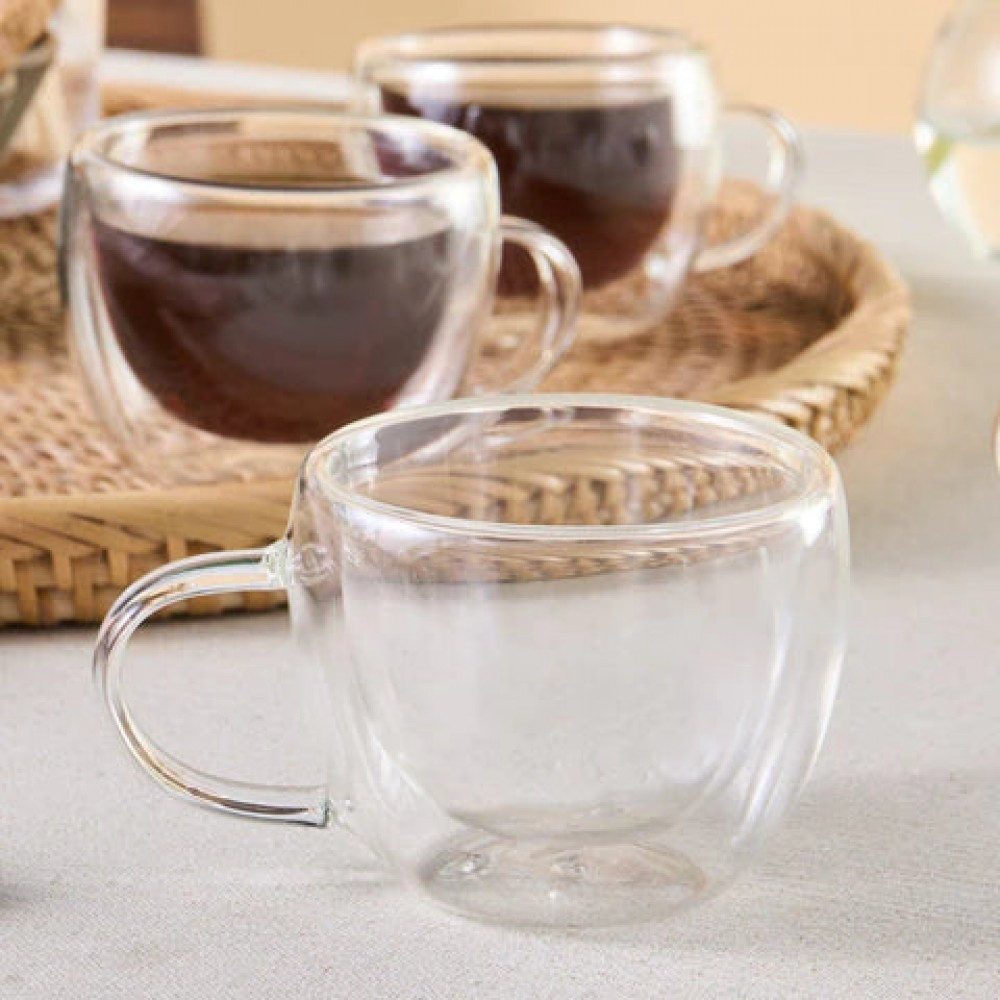 Karaca Kaffeeservice Olivia 6-teiliges Espresso- und türkisches Kaffeetassen-Set für