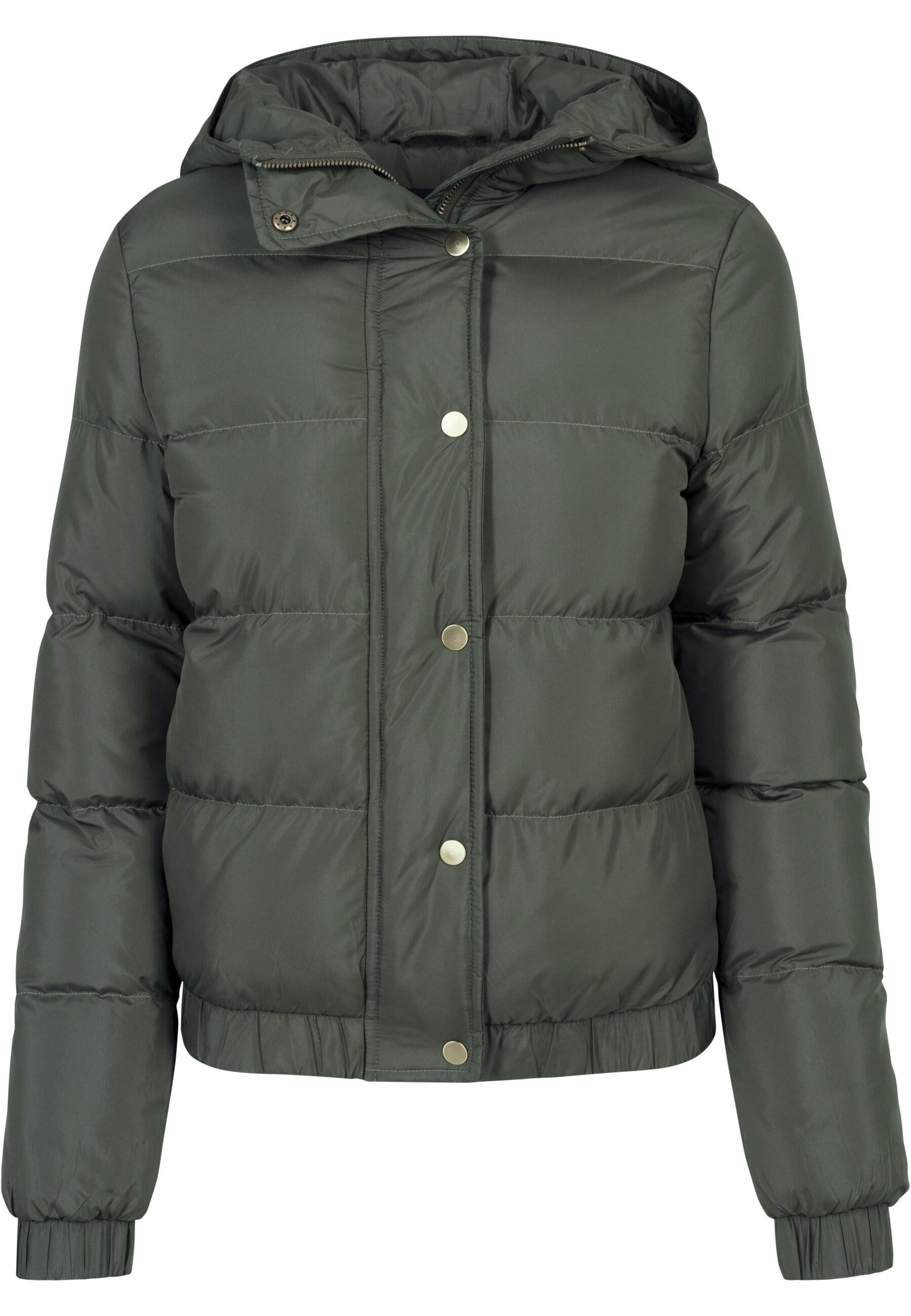 URBAN CLASSICS Winterjacke Urban Classics Damen Ladies Hooded Puffer Jacket günstig online kaufen