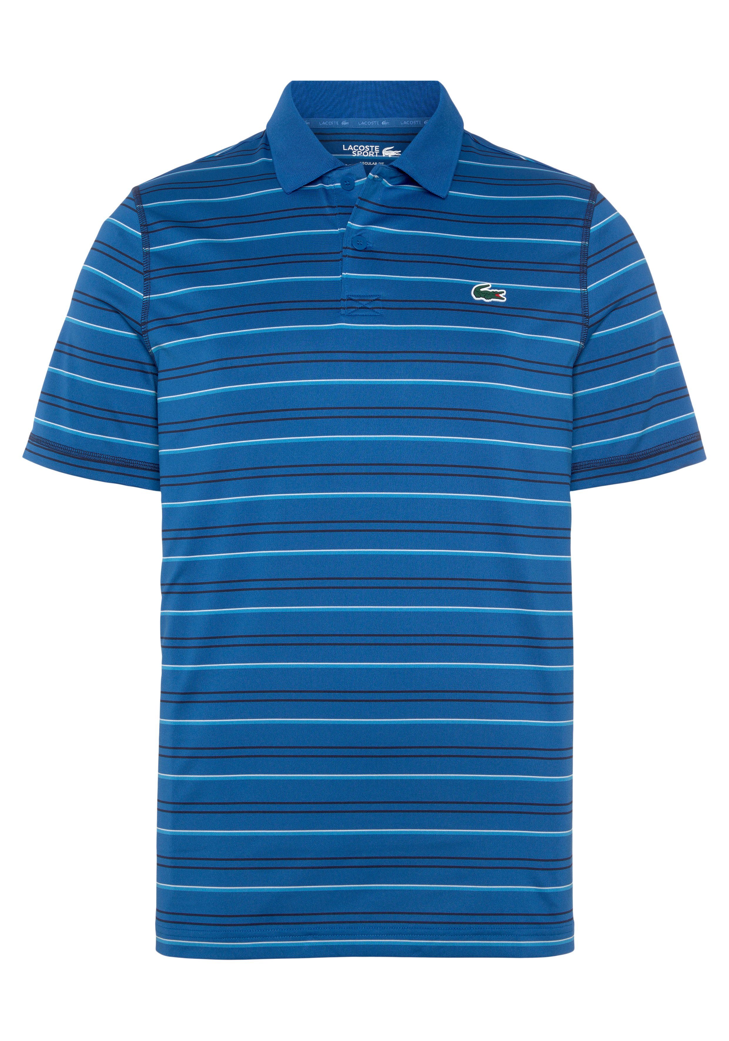 Lacoste Poloshirt recyceltes Polyester, atmungsaktives Golf Polo Shirt kingdom/navy