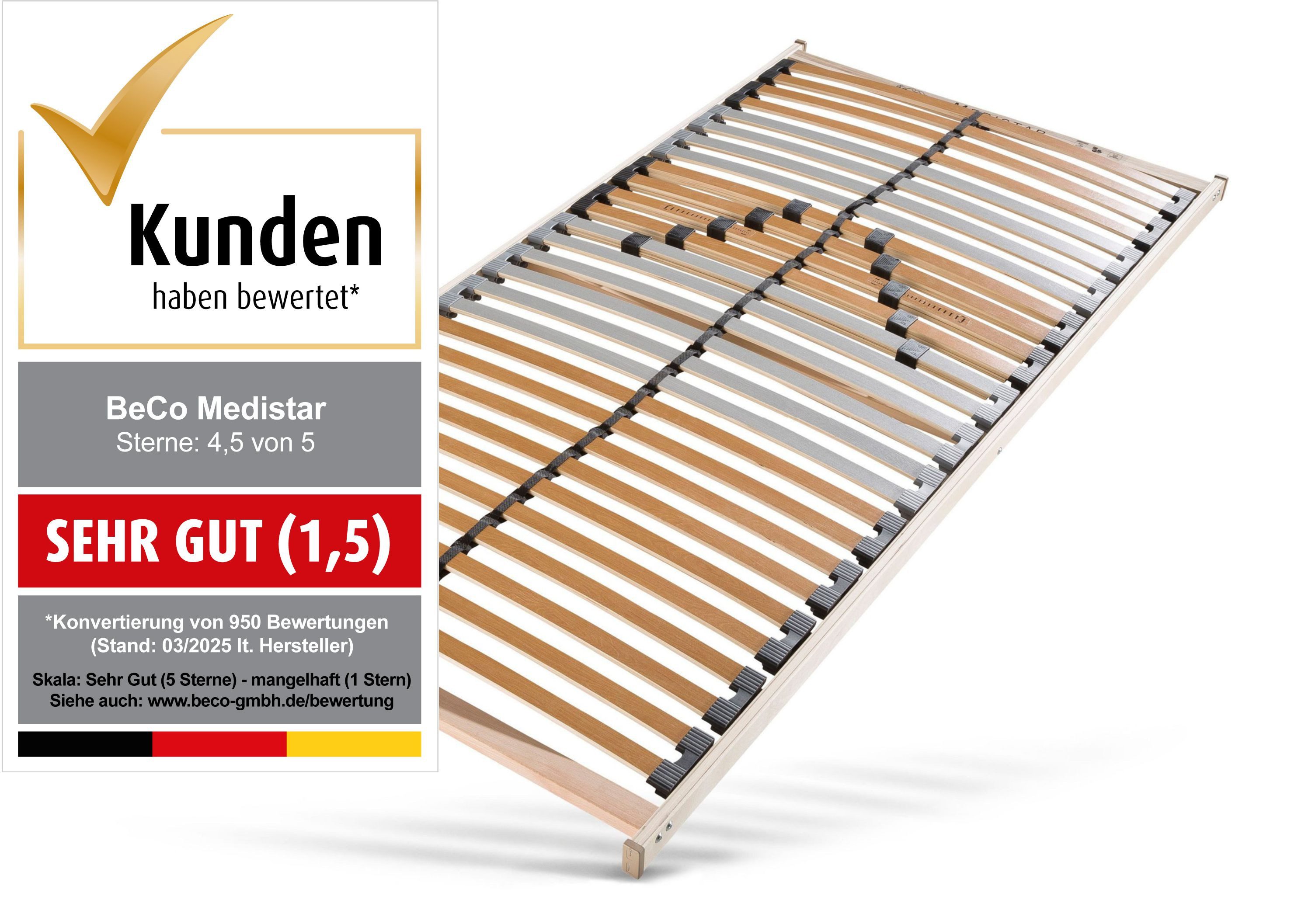 Lattenrost Lattenrost Medistar, Lattenrost in diversen Größen erhältlich, B günstig online kaufen