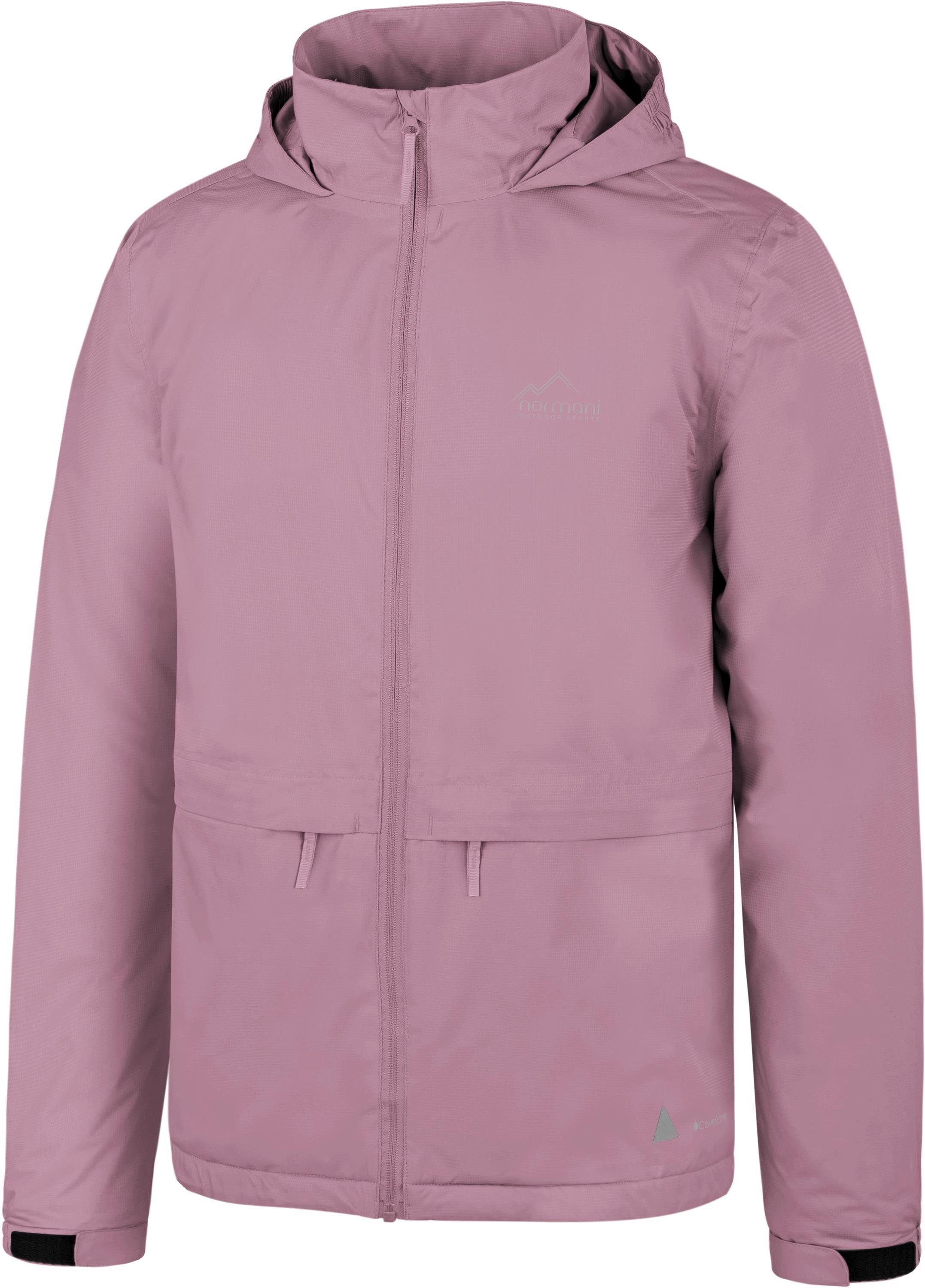 normani Regenjacke Kinder-Regenjacke Seattle Wasserdichte Outdoorjacke Regenmantel mit Kapuze und 3M Reflektoren – Bild 2 von 5
