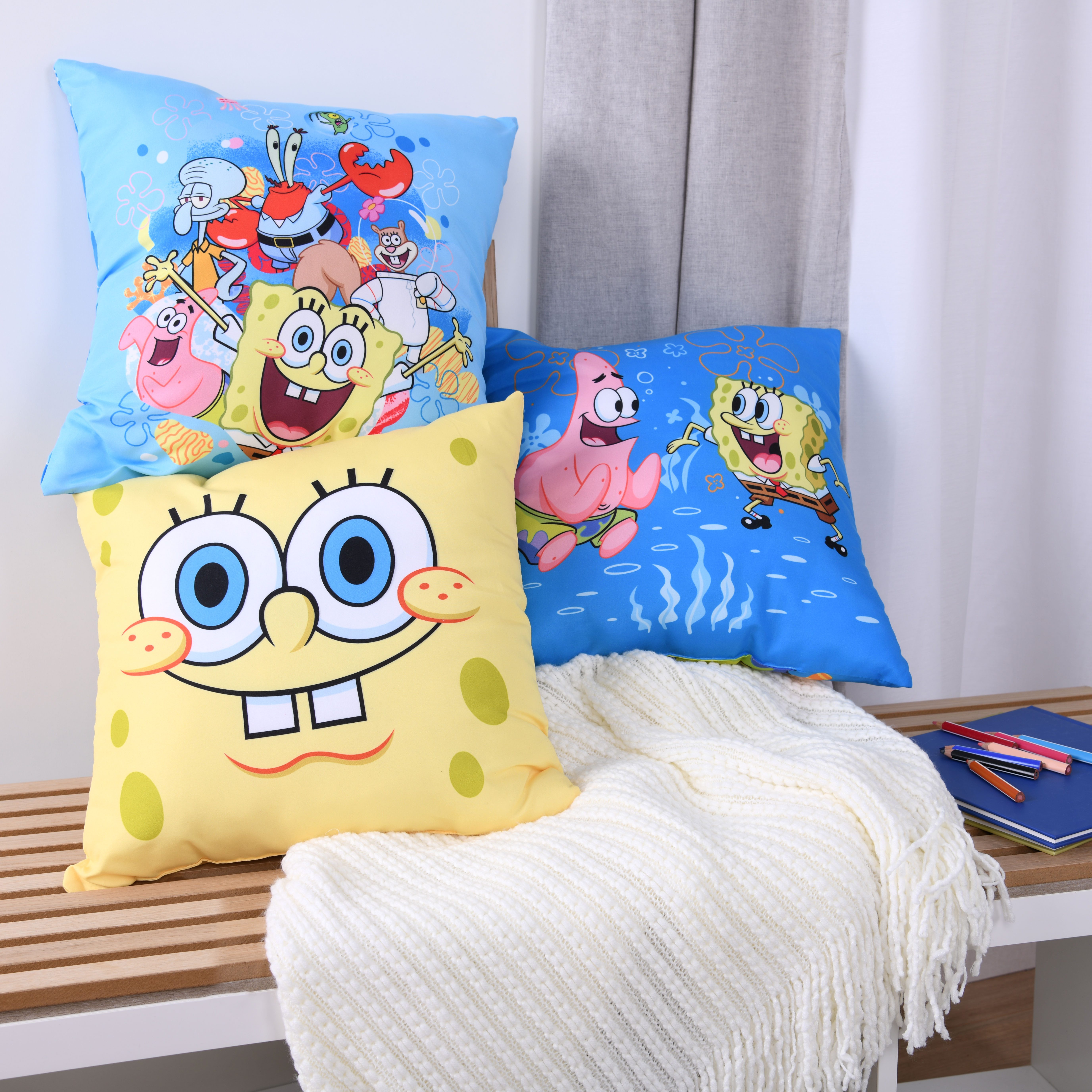 Sponge Bob Dekokissen Sponge Bob, hochfarbig bedruckt