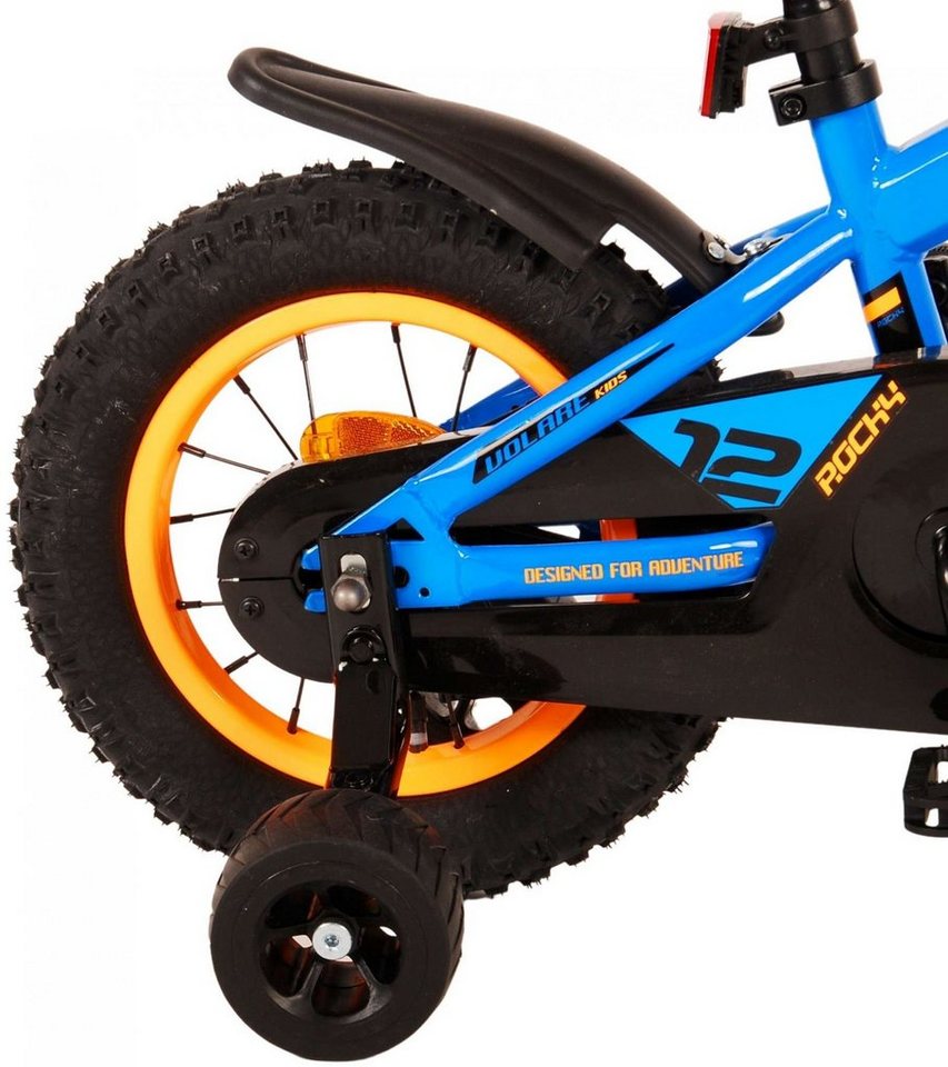 Thumbnail - Volare Kinderfahrrad Rocky - Jungen - verschieden Farben und Größen - Rücktrittbremse, 85% zusammengebaut, bis 60 kg, 12...