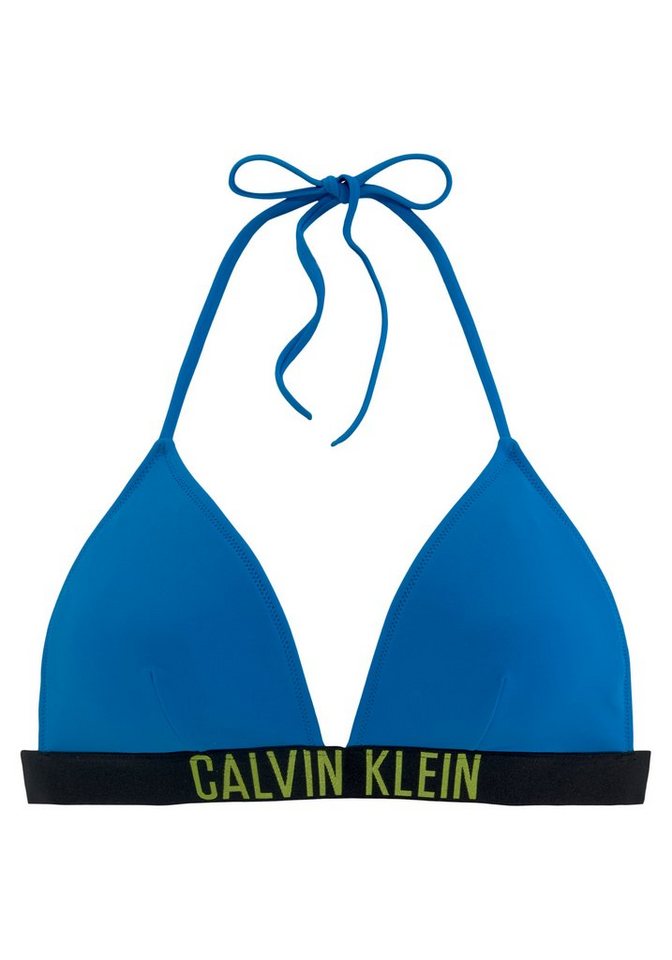Bademode - Calvin Klein Triangel Bikini Top »Intense«, Mit Logoband ›  - Onlineshop OTTO