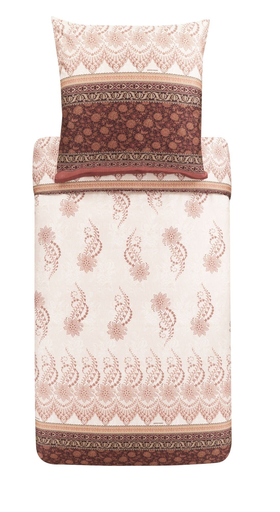 Bassetti Bettwäsche ORISTANO, Satin, 2 teilig, mit Blumenprint