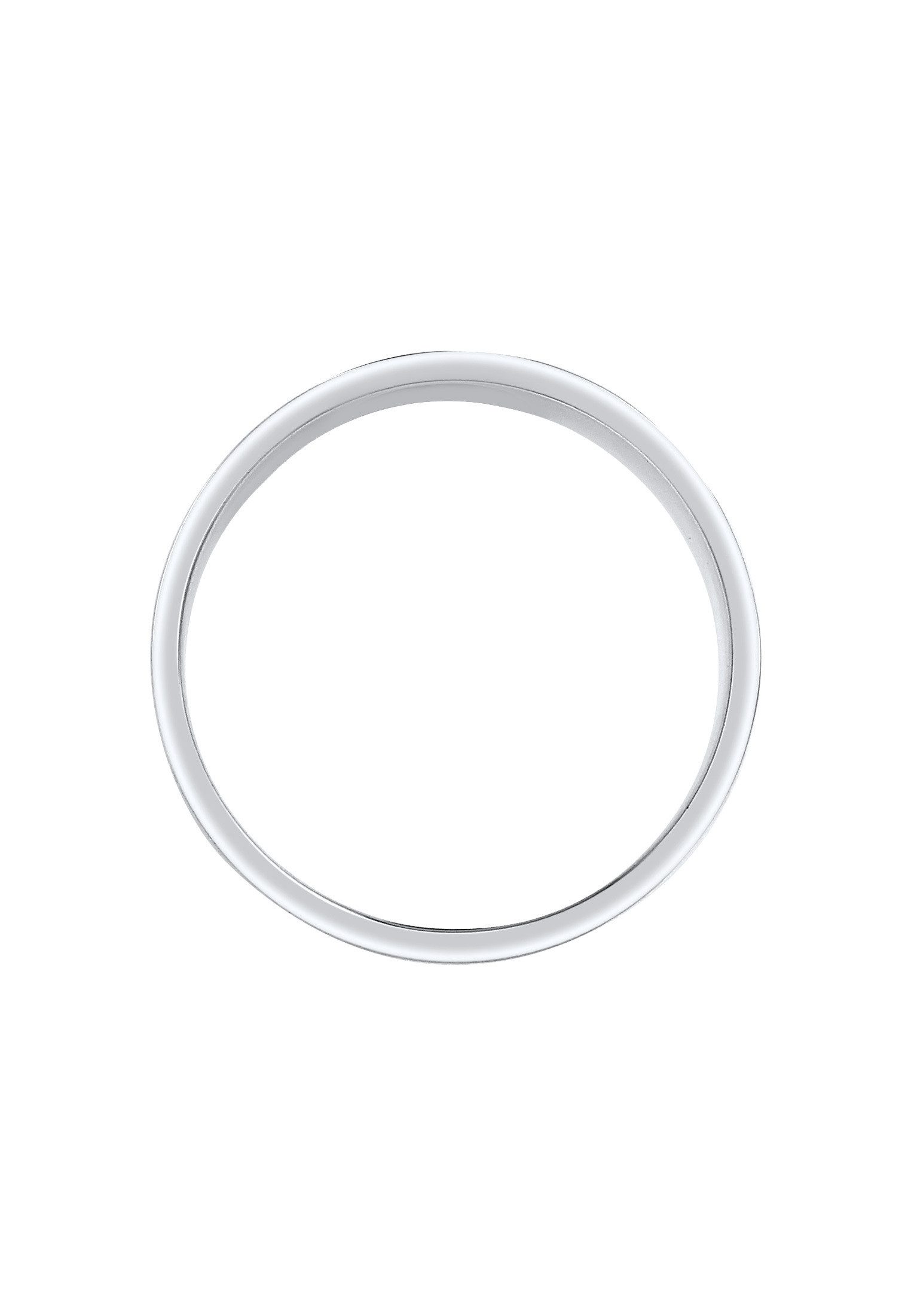 Kuzzoi Silberring Herren Bandring Kreuz Glanz 925 Silber, Kreuz