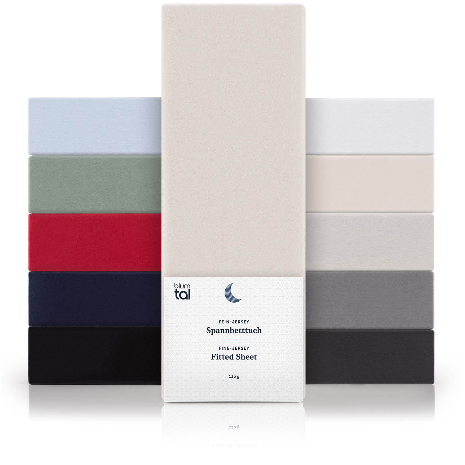 Blumtal Spannbettlaken Blumtal Basics 100% Baumwolle, günstig online kaufen