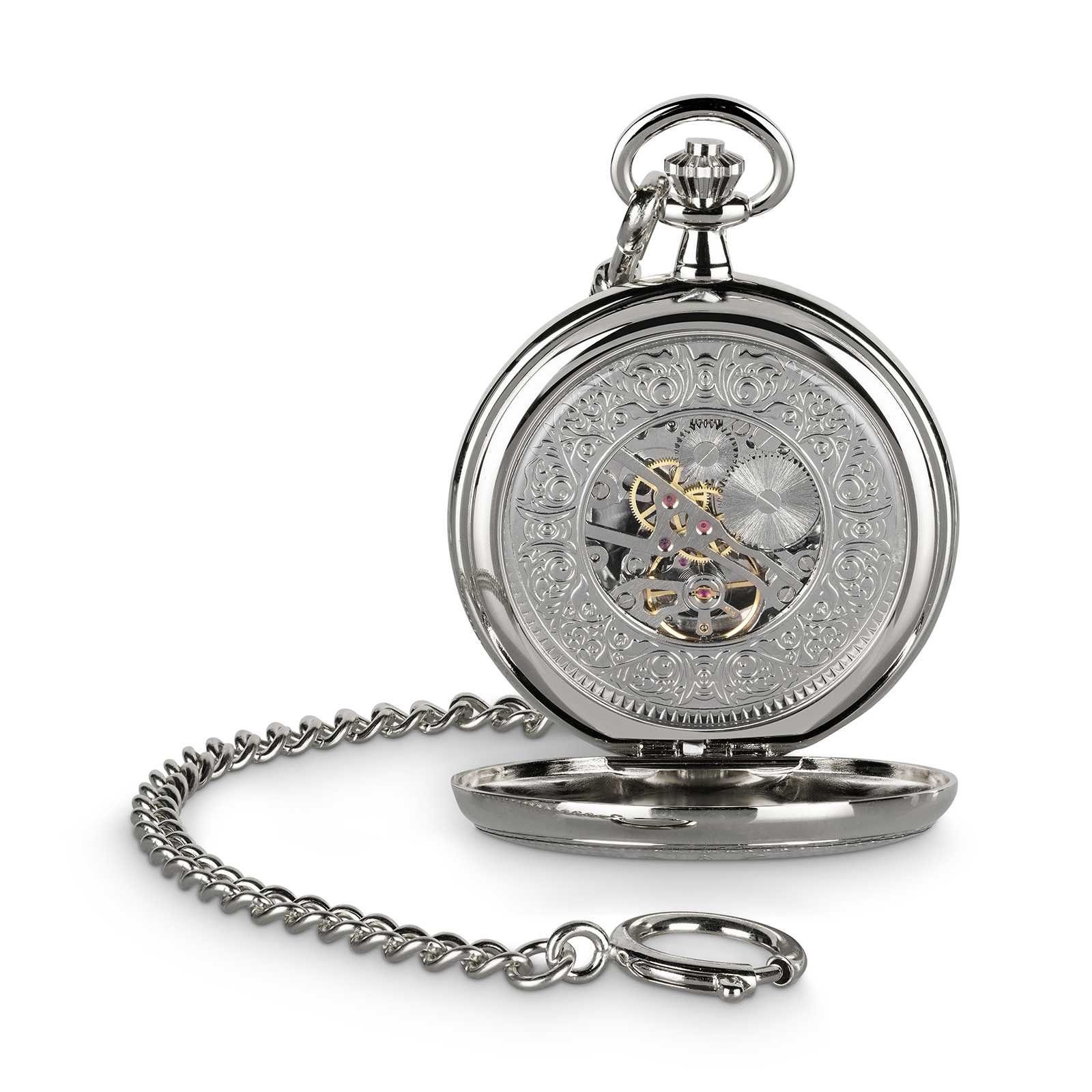 Hermann Jäckle Taschenuhr "Bayreuth", Skelett-Handaufzug, Mineralglas, 50 m günstig online kaufen
