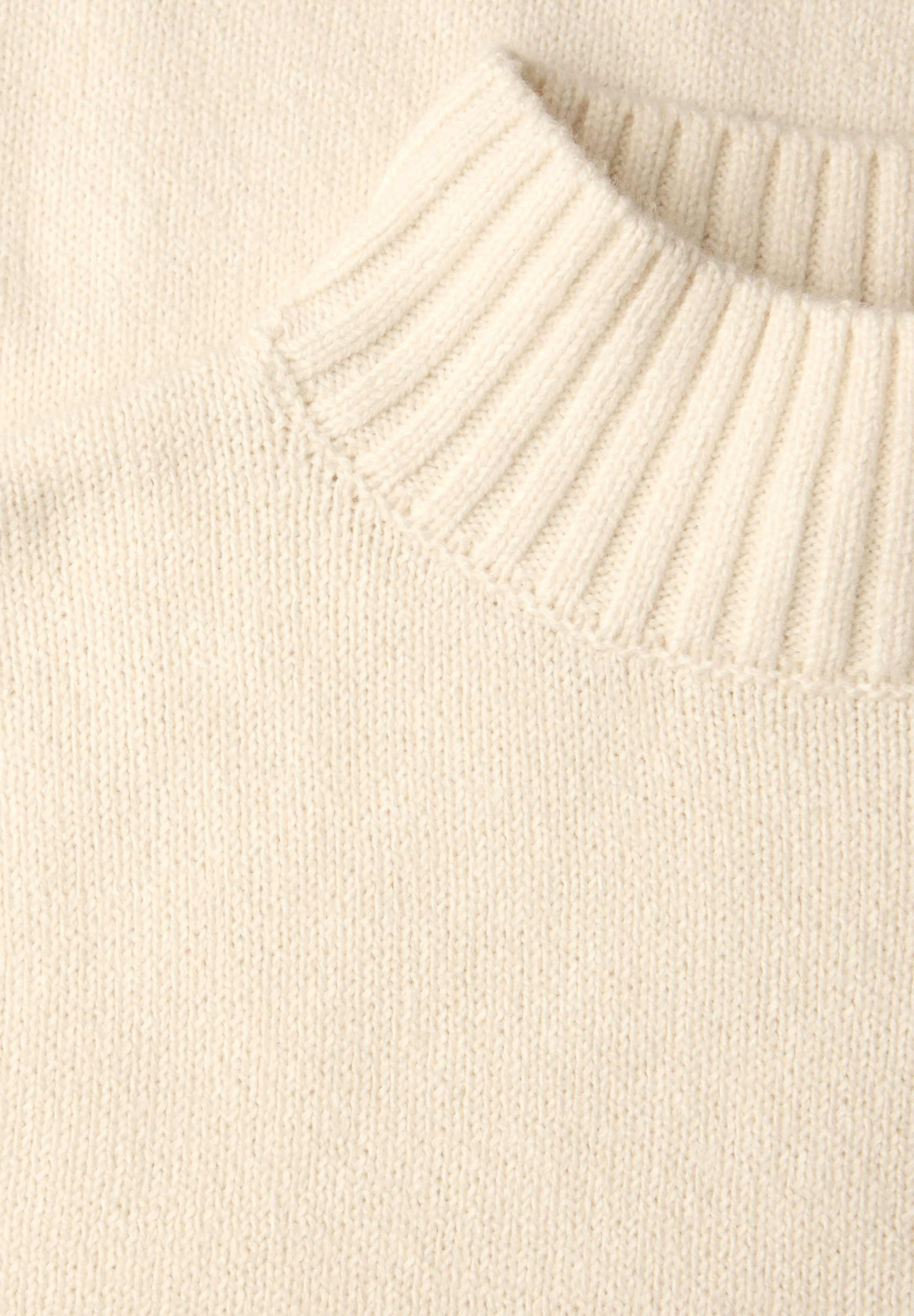 STREET ONE Strickpullover mit Rippstrick