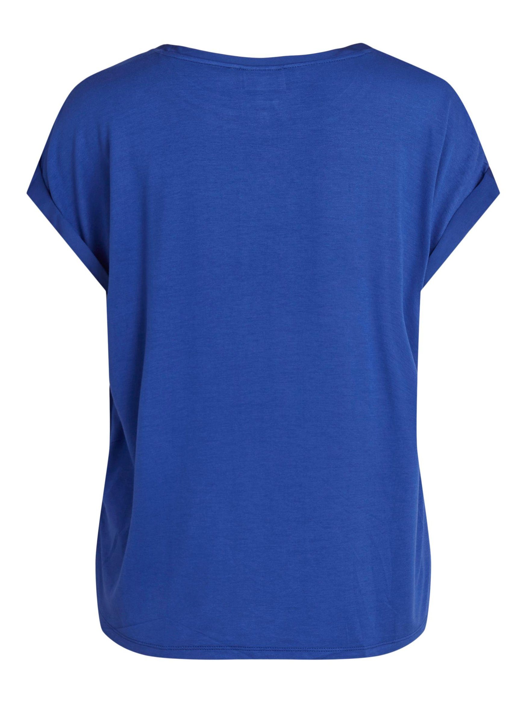 Vila T-Shirt Satin Blusen Kurzarm Basic günstig online kaufen