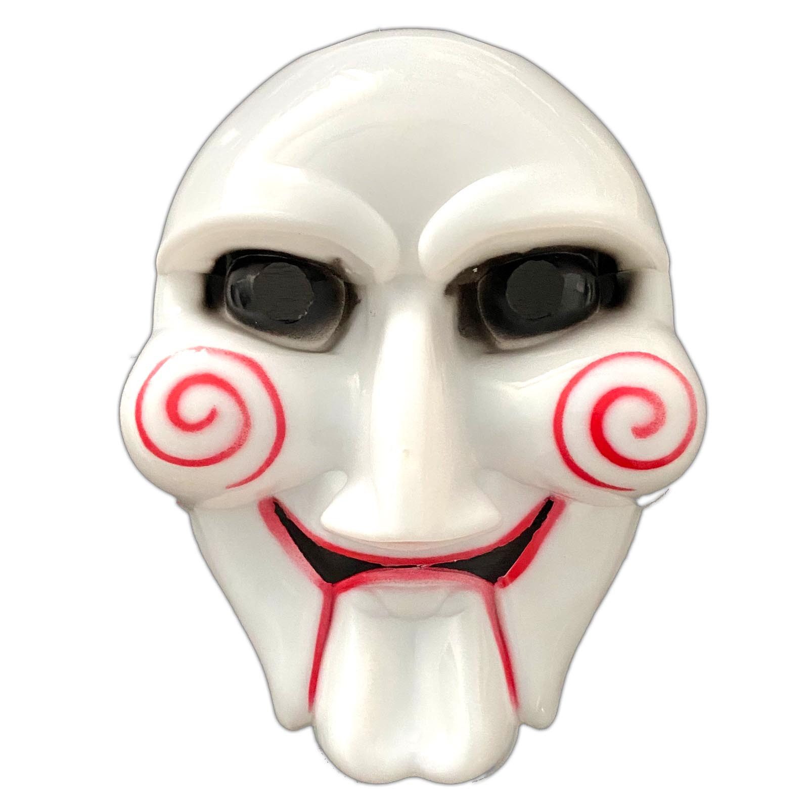 HAC24 Verkleidungsmaske Jigsaw Filmmaske Halloween Jig Saw Maske, (1-tlg), 23x17 cm