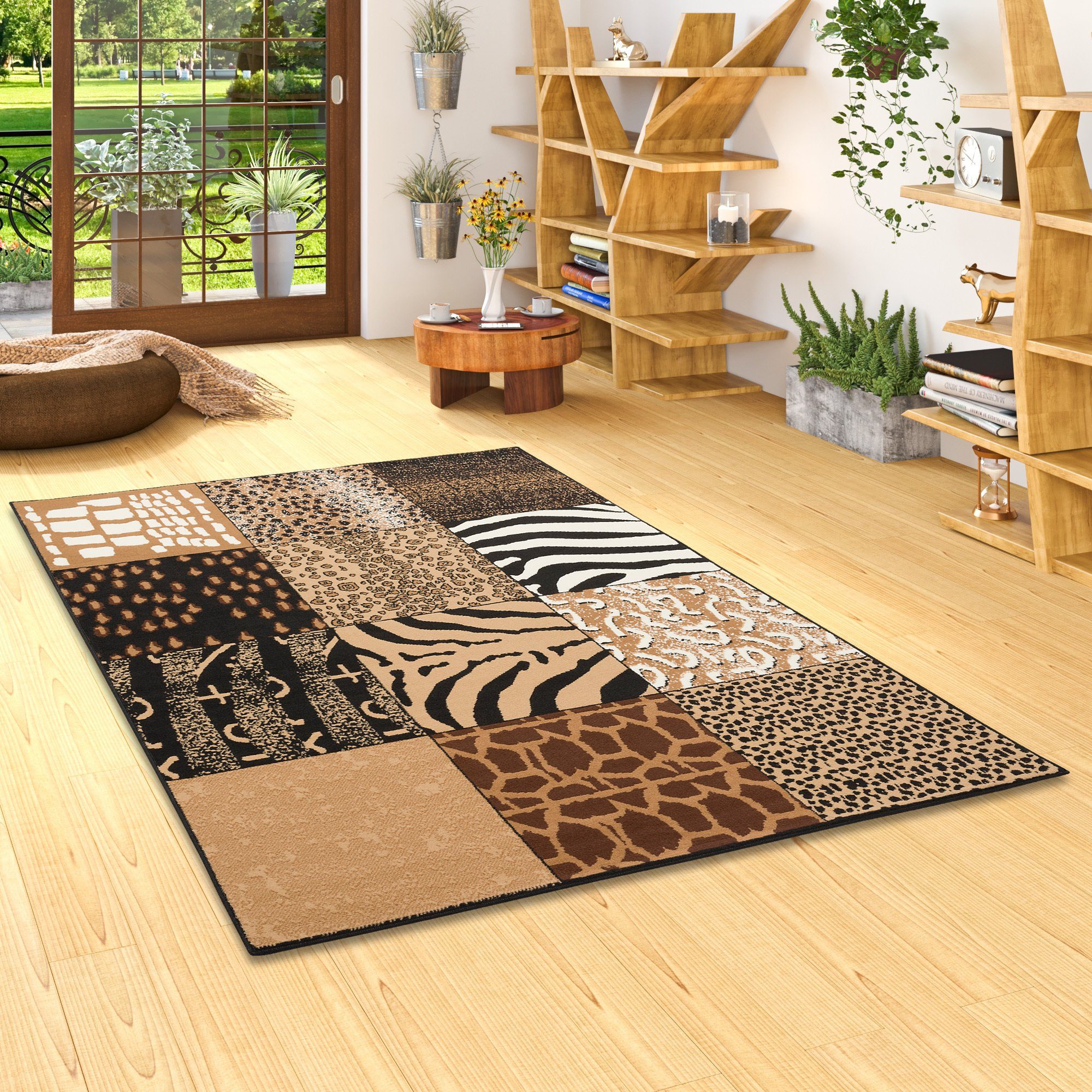 Pergamon Designteppich Trendline Teppich Afrika Patchwork, günstig online kaufen