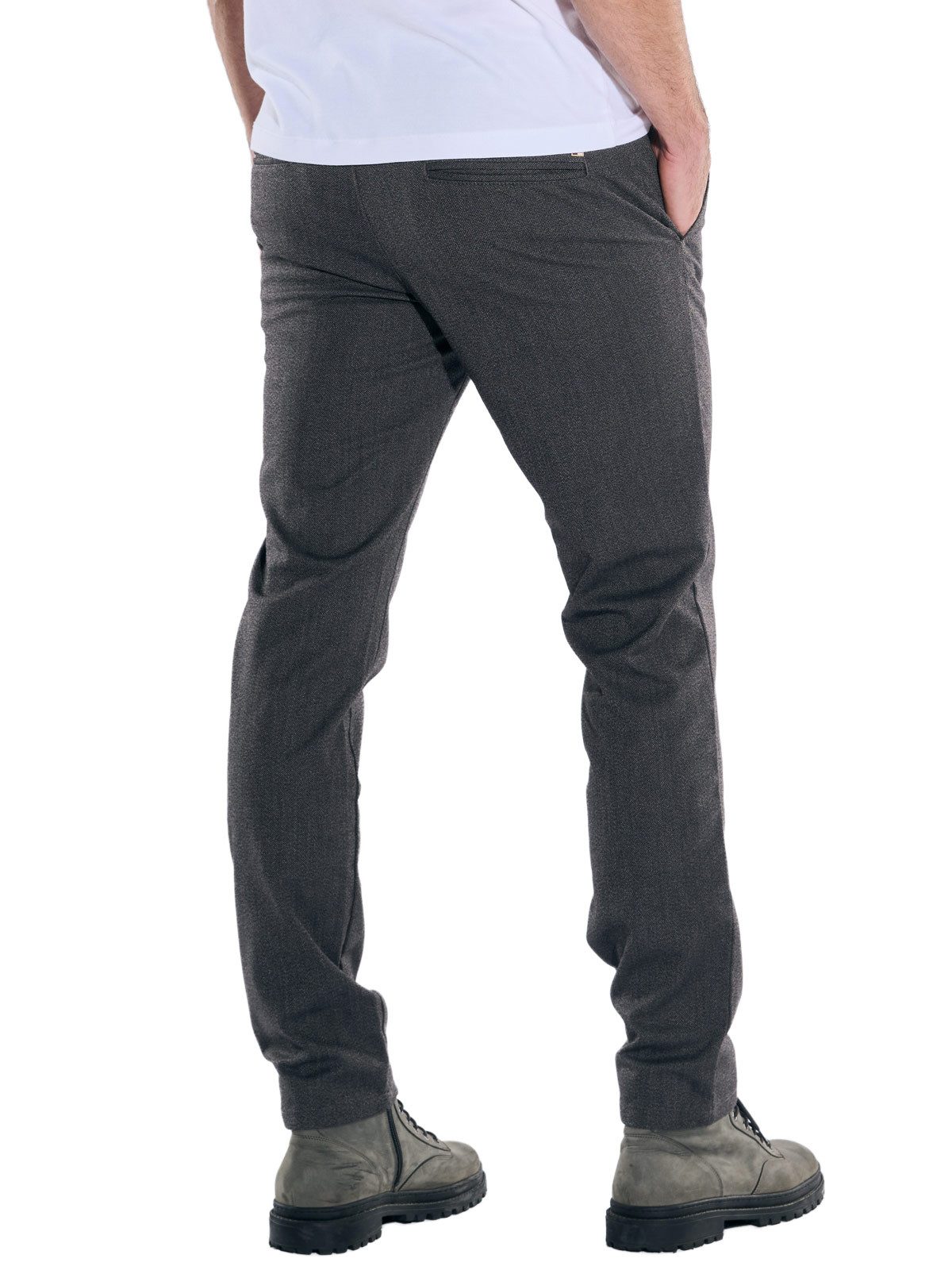 emilio adani Chinohose emilio adani Herren Chino in Wolloptik, Anthrazit günstig online kaufen