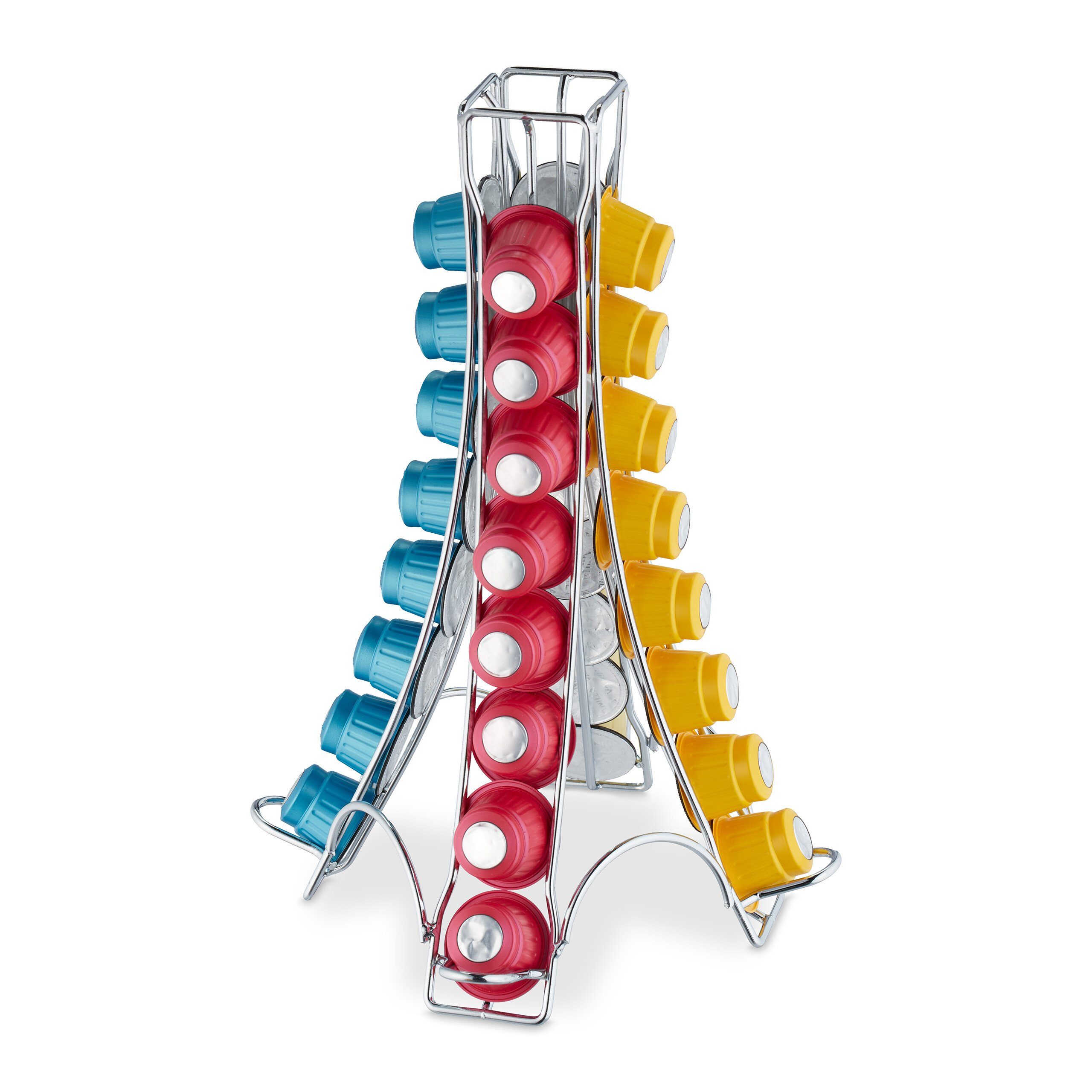 relaxdays Kapselhalter Nespresso Kapselhalter für 32 Kapseln