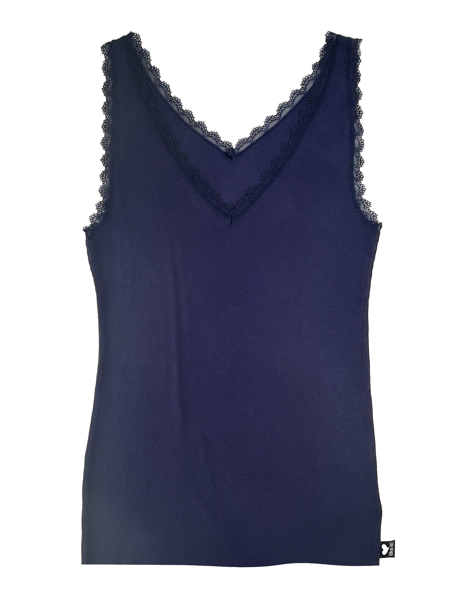 like it! Achselhemd Achseltop Jessy (Stück, 1-St) besonders weich & atmungsaktiv, feine Rippenstruktur