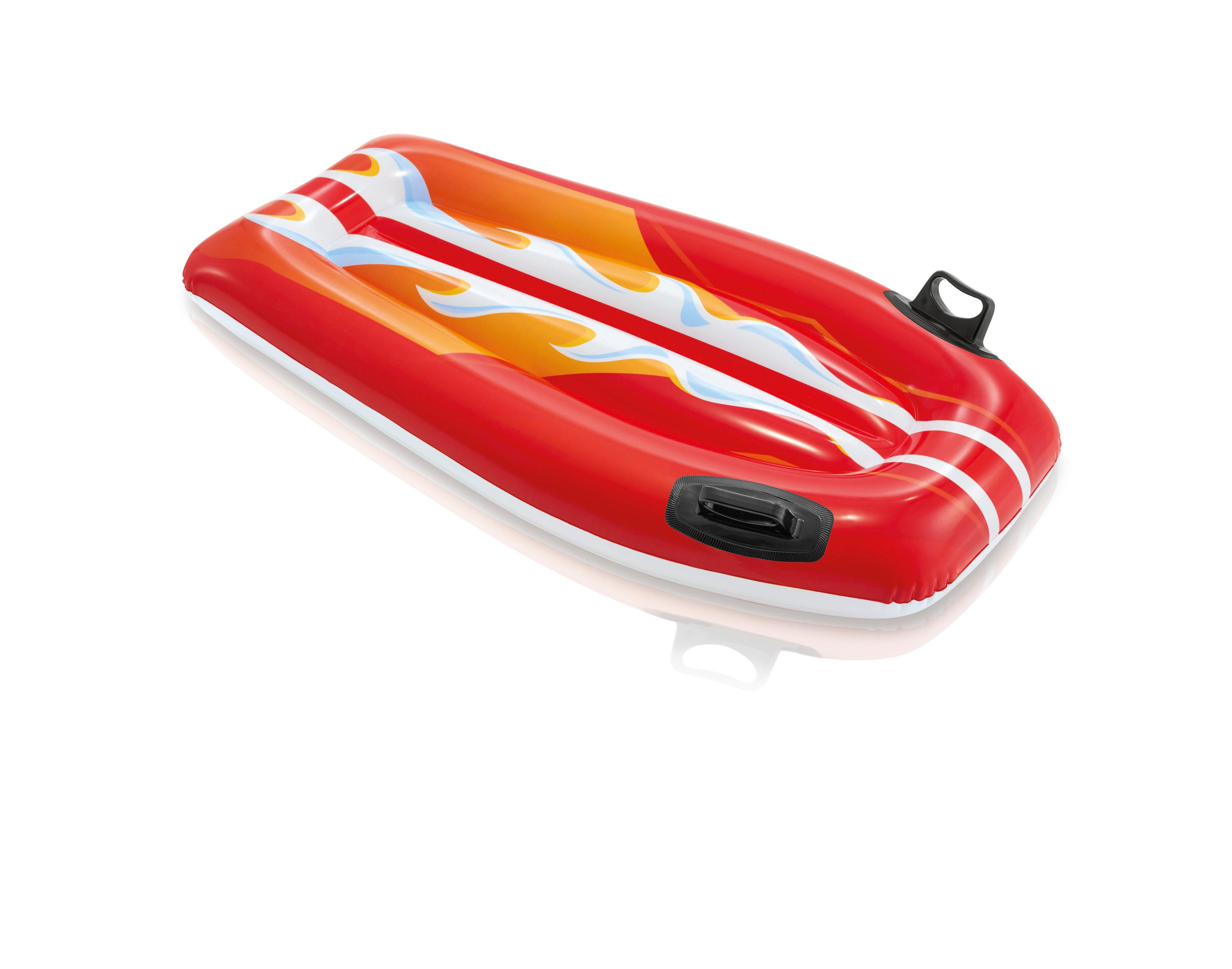 Intex Luftmatratze Bodyboard - Joy Rider (112x62cm), mit zwei stabilen Haltegriffen