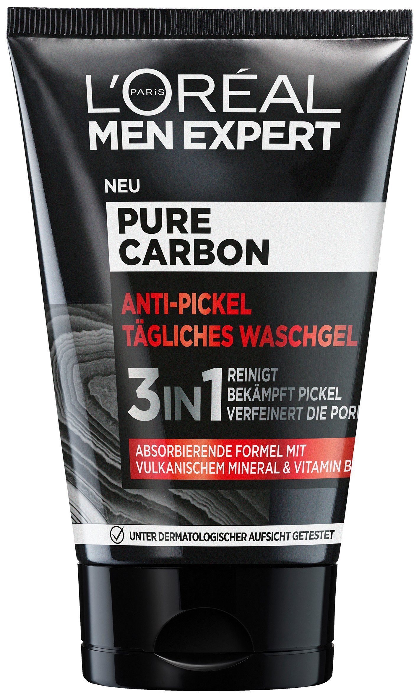 Pure Gesichtsreinigungsgel Anti-Pickel EXPERT Carbon L'ORÉAL PARIS MEN