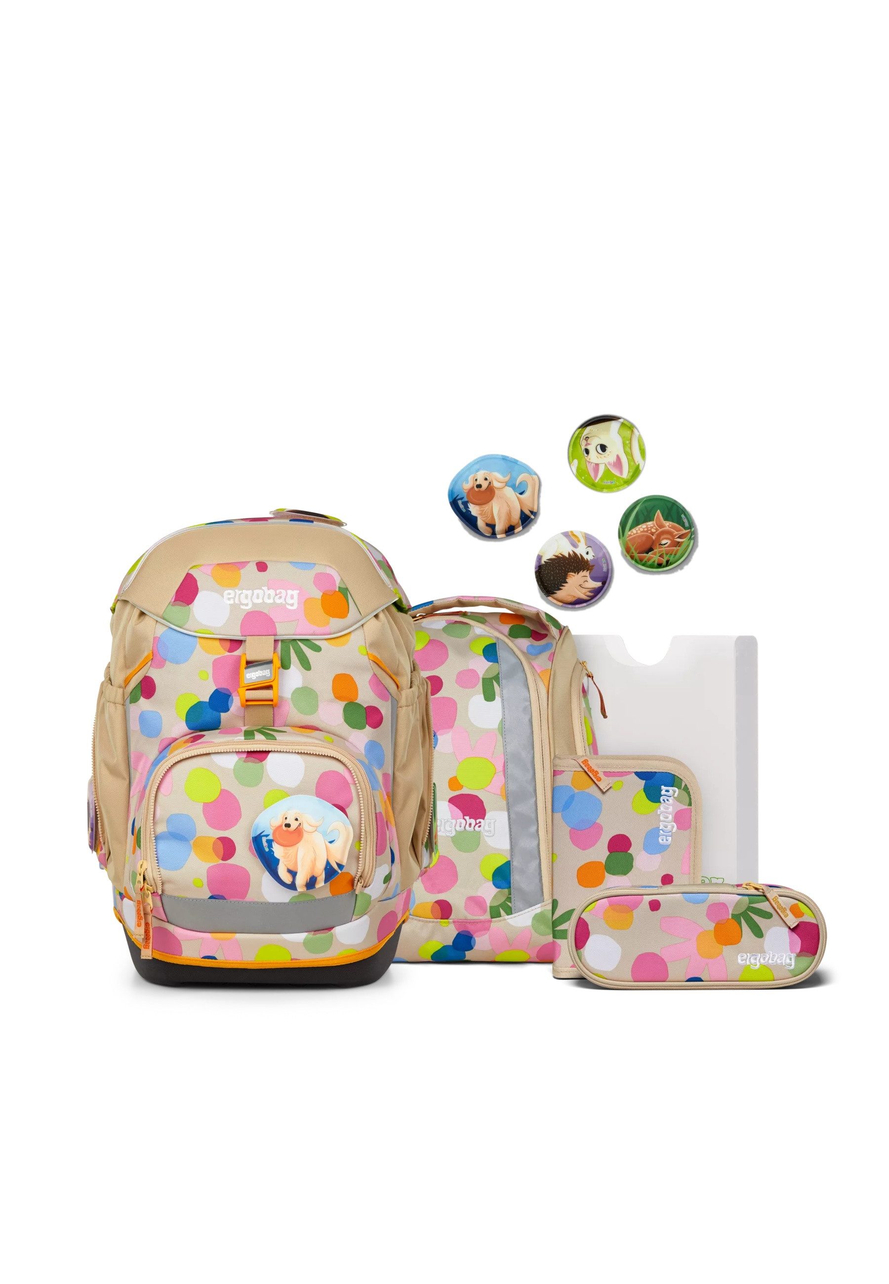 ergobag Schulranzen pack Set (6-tlg., 6-teiliges Set)