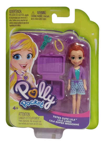 Mattel® Minipuppe Mattel Polly Pocket Puppe Spielfigur mit Zubehör F
