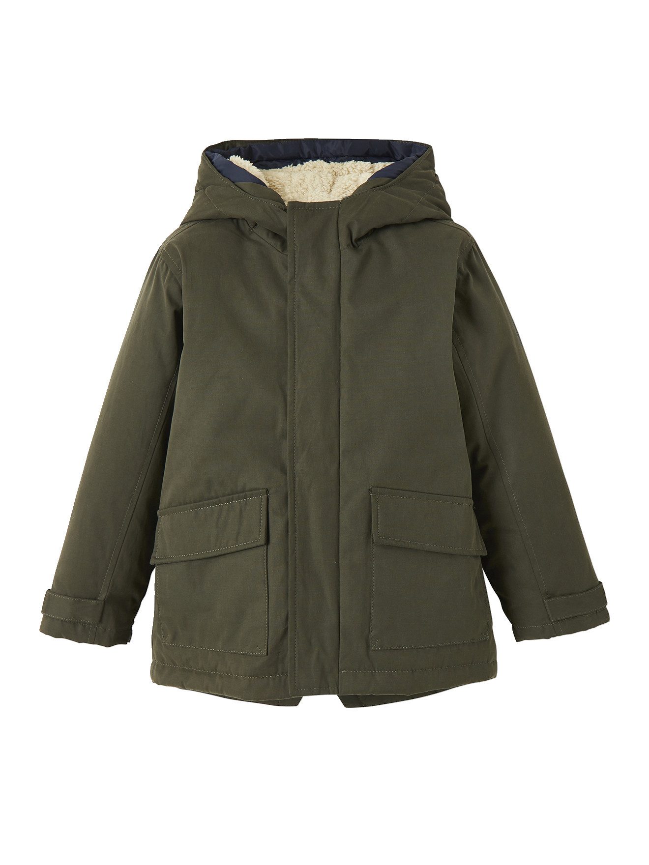 vertbaudet Parka Jungen-Jacke mit Recycling-Polyester 3-in-1